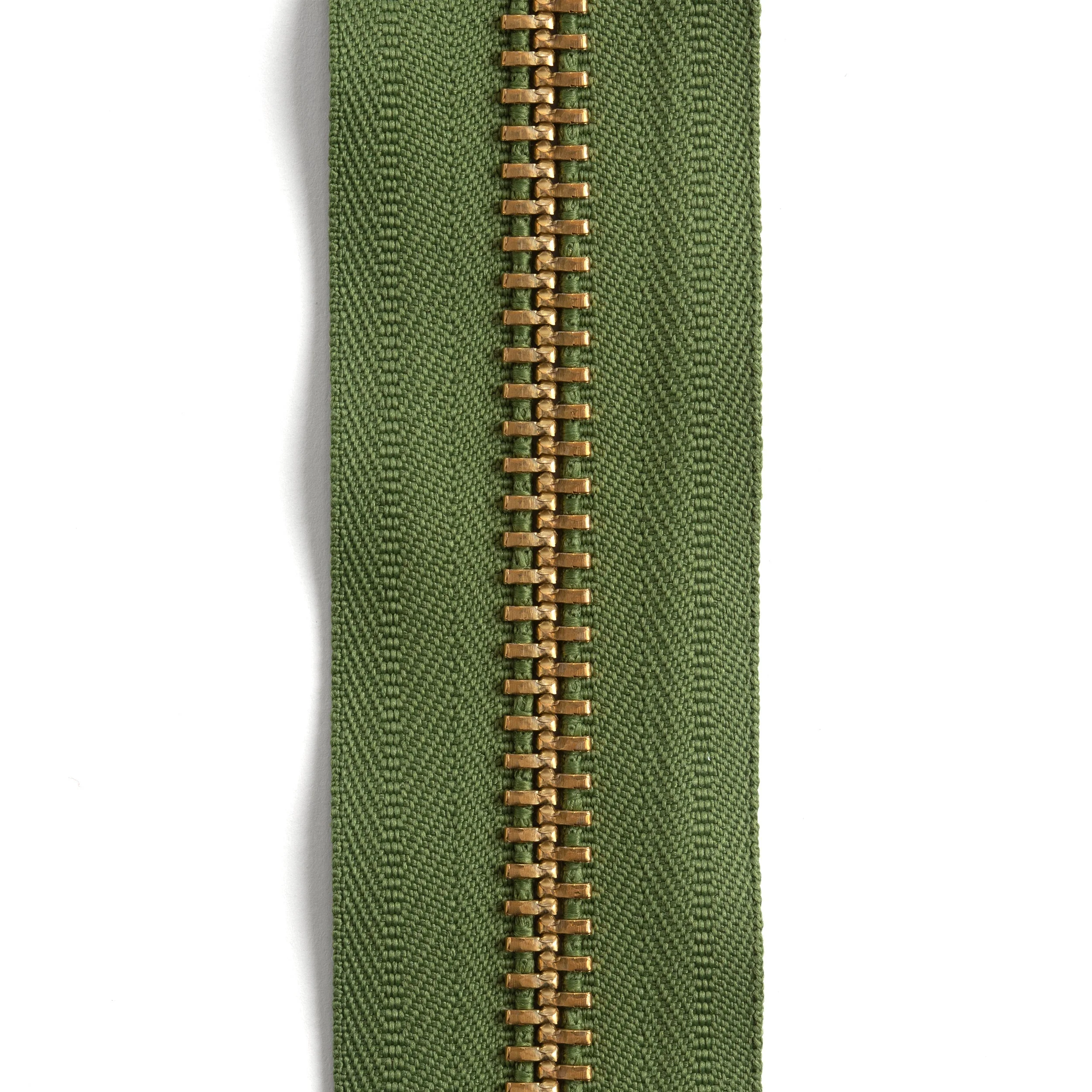 YKK #10 Brass Zipper Tape 6 ft. (1.8 m) - Image 5
