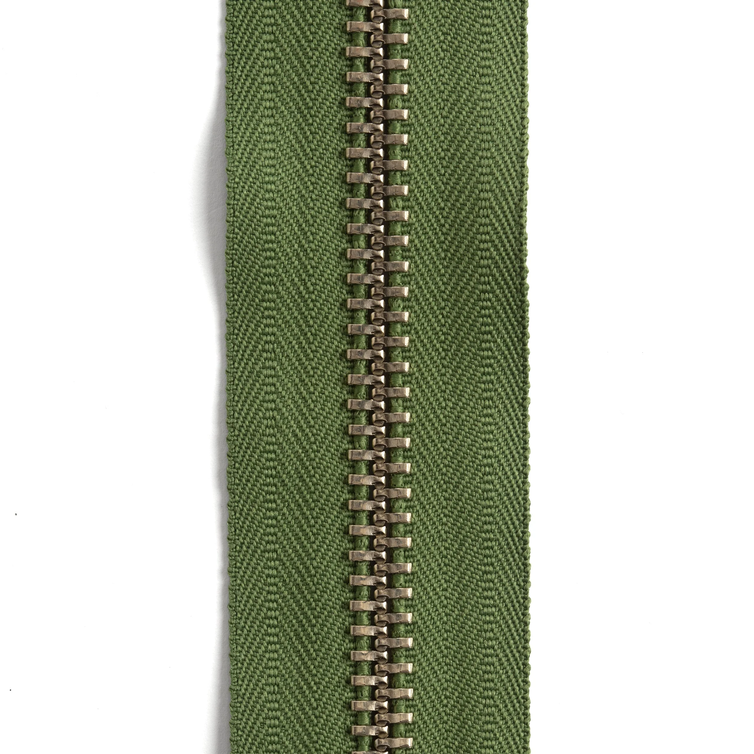 YKK #10 Nickel Plate Zipper Tape 6 ft. (1.8 m) - Image 5
