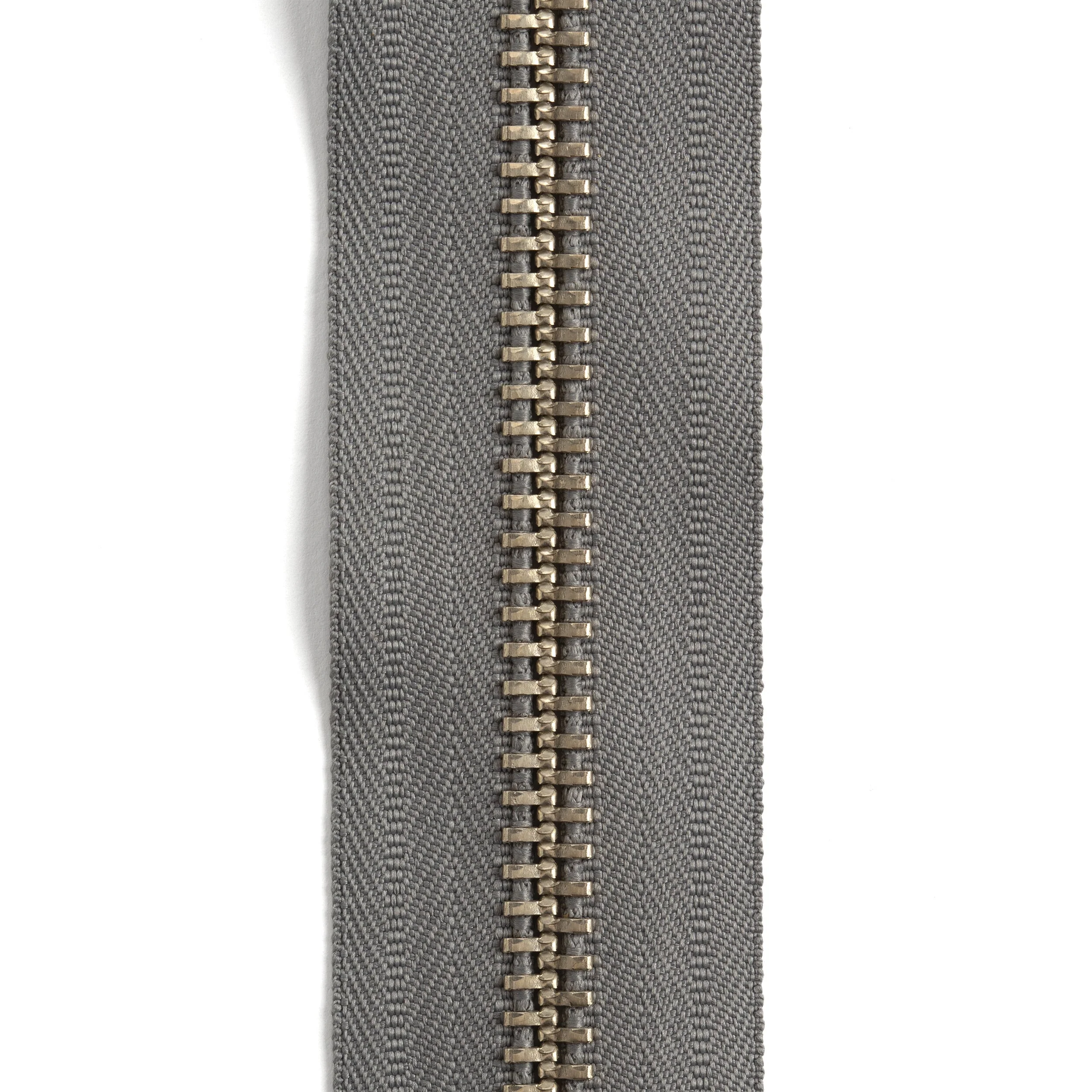 YKK #10 Nickel Plate Zipper Tape 6 ft. (1.8 m) - Image 6