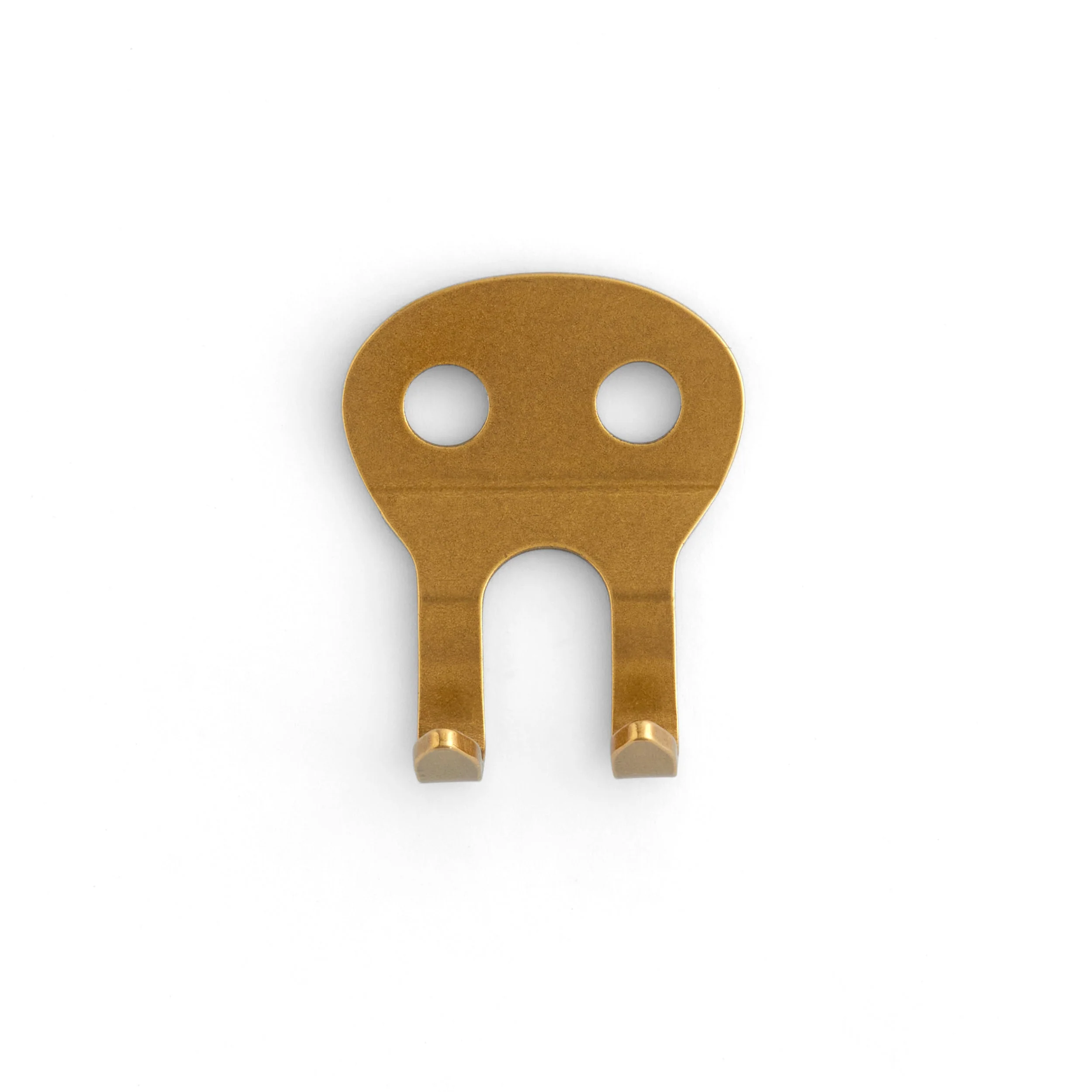 Brass 2-Prong Strap Hook - Image 2