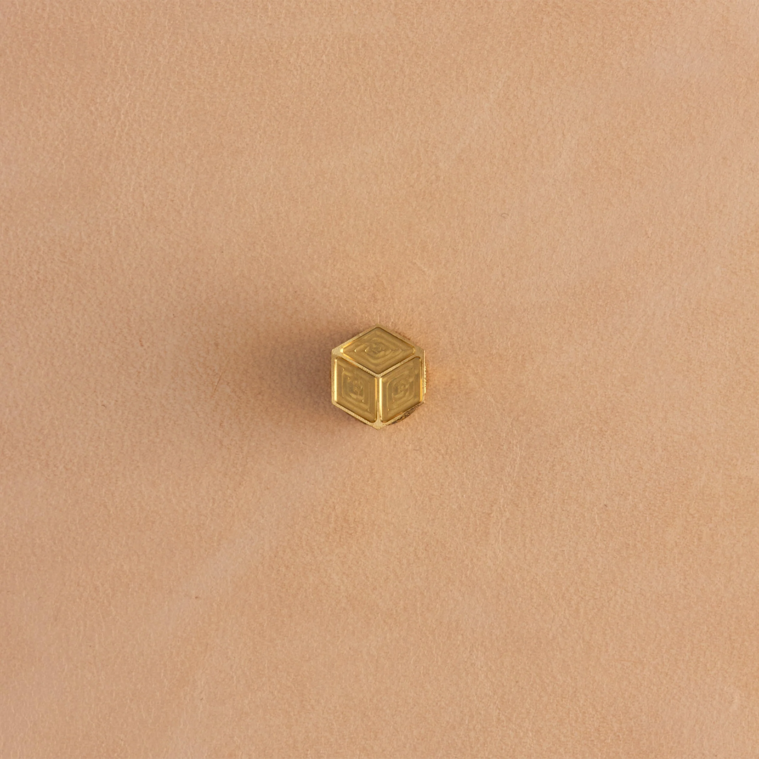 3D Cube Brass Stamp - Image 3