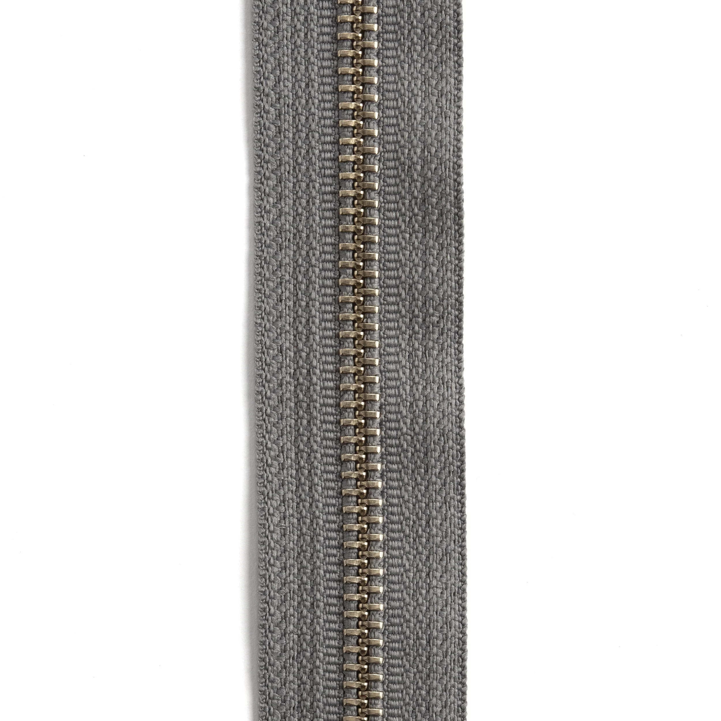 YKK #5 Nickel Plate Zipper Tape 6 ft. (1.8 m) - Image 6