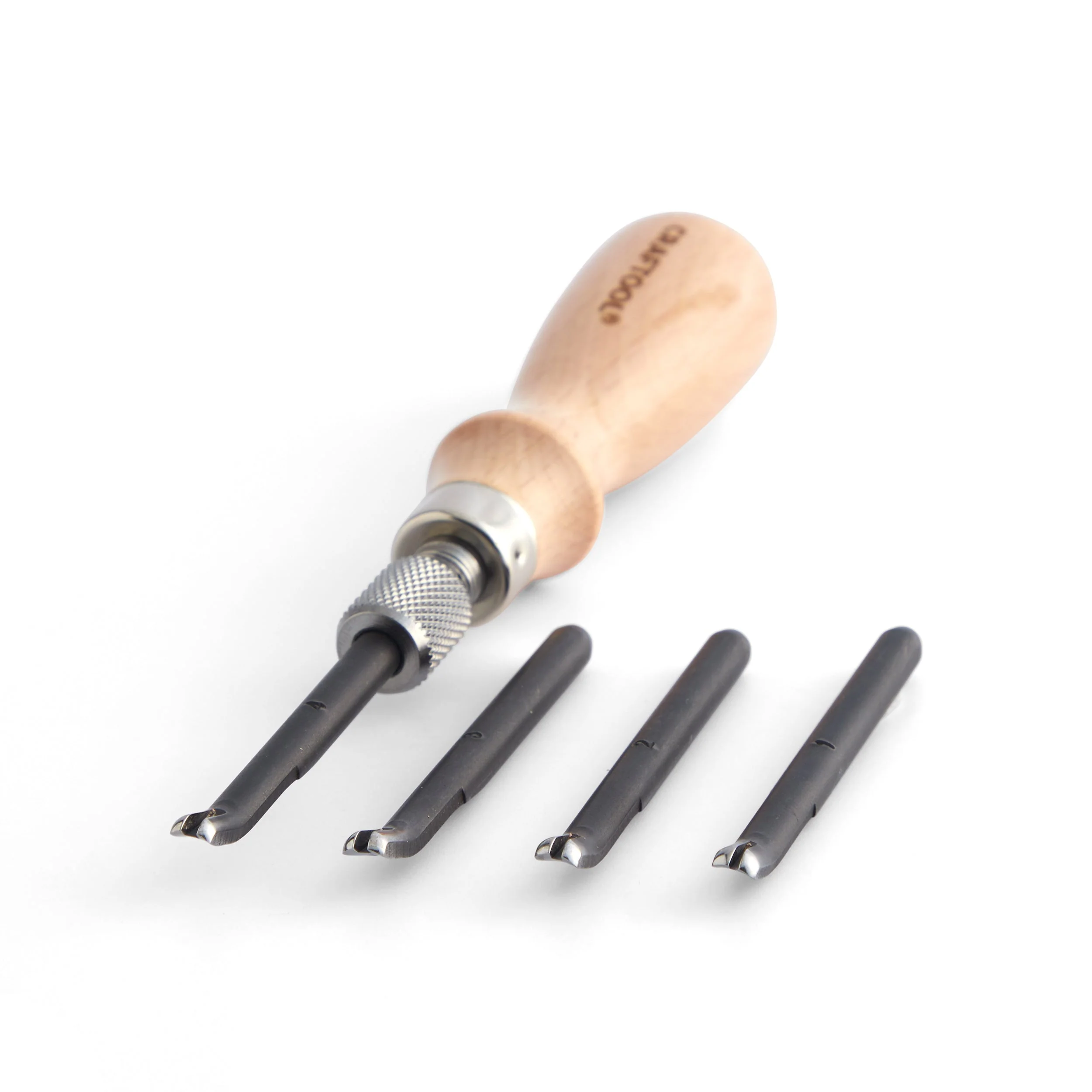 Craftool® Rounded Keen Edge Beveler 4-in-1 Set - Image 3