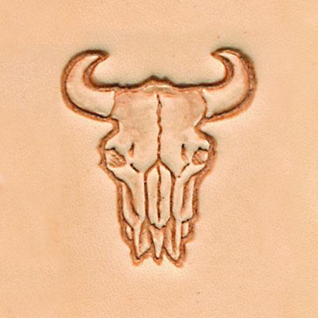 Craftool® Stamp Head Buffalo Skull - Image 2