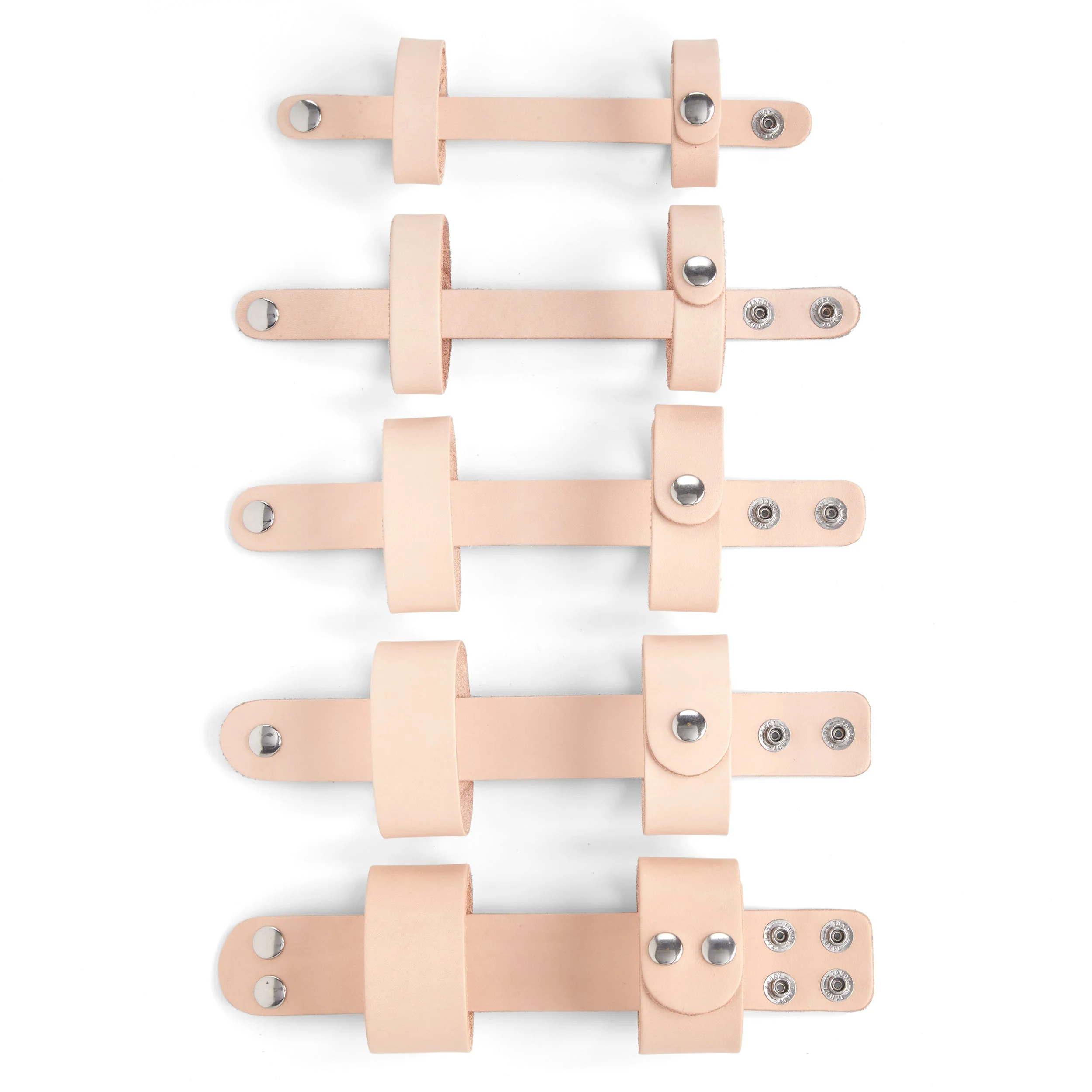 Adjustable Leather Wristbands - Image 3