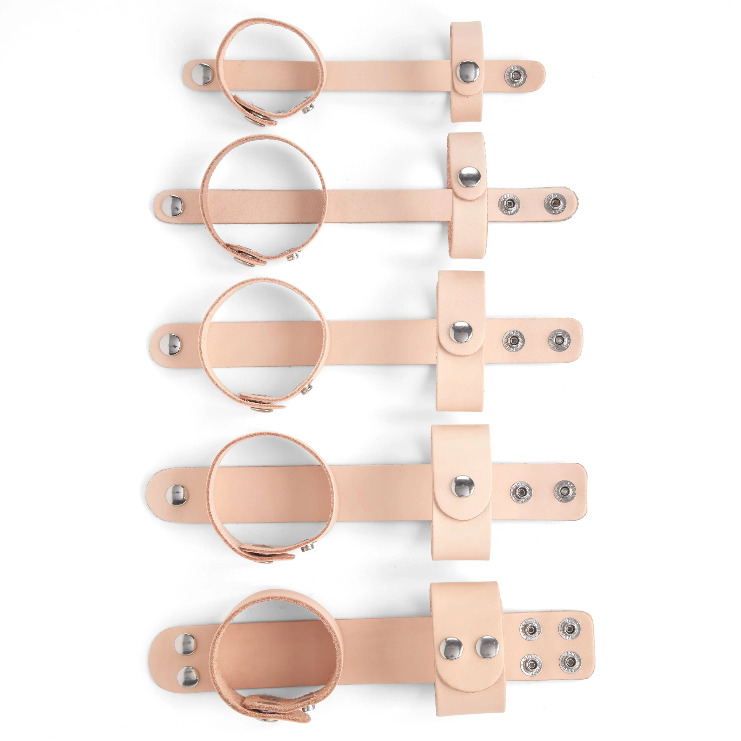 Adjustable Leather Wristbands - Image 4