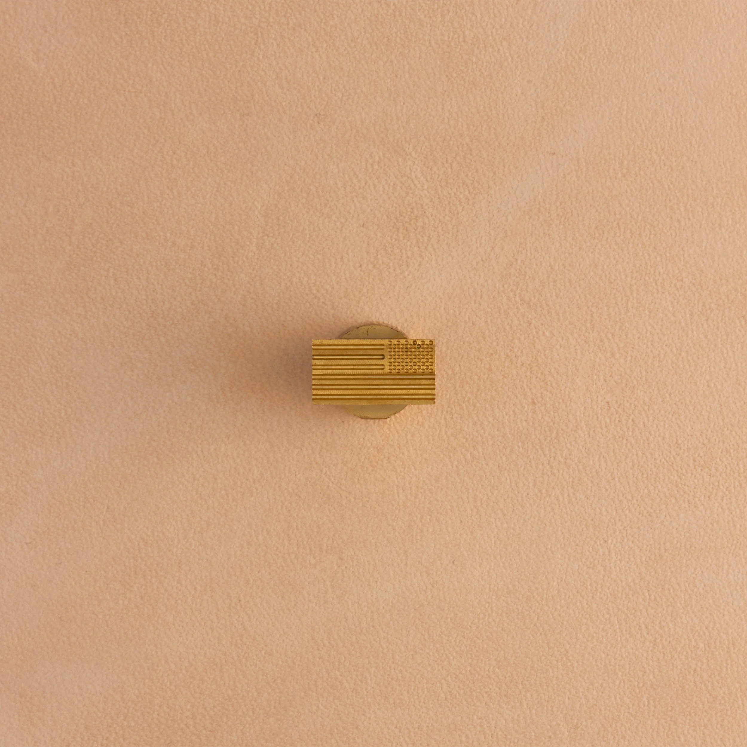 American Flag Brass Stamp - Image 2