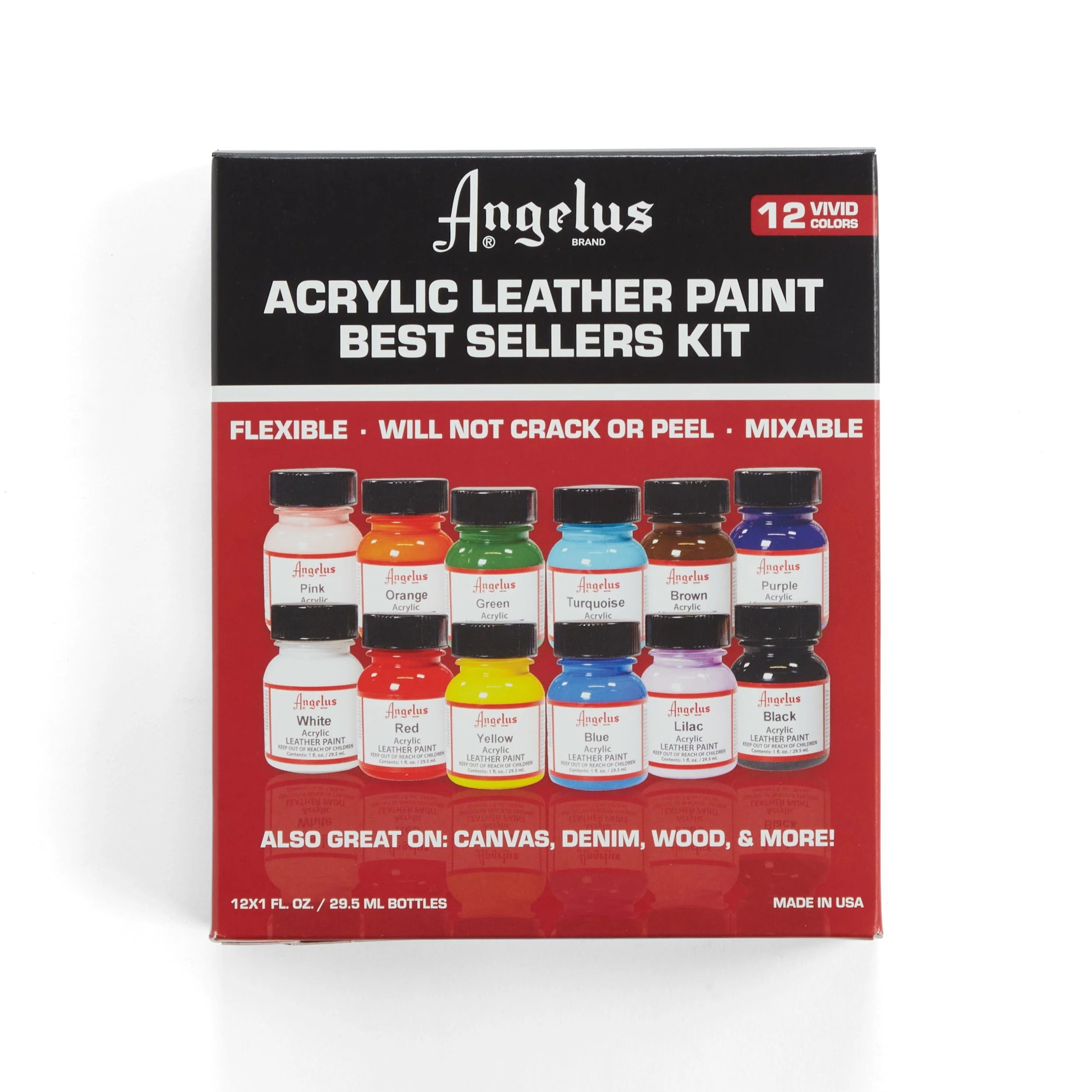 Angelus Best Sellers Leather Paint Set - Image 4