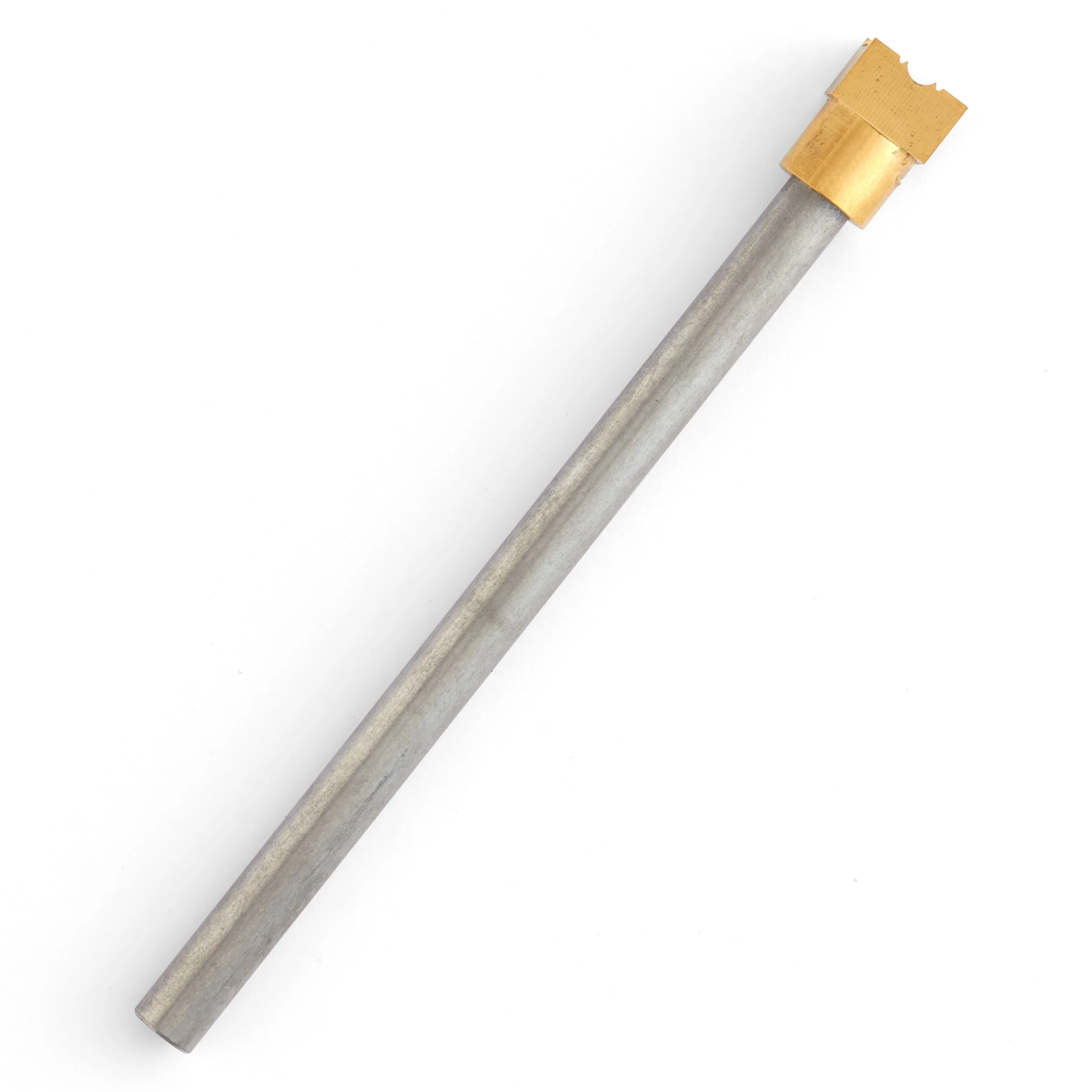 Angled Hollow Basketweave Brass Stamp - Image 3