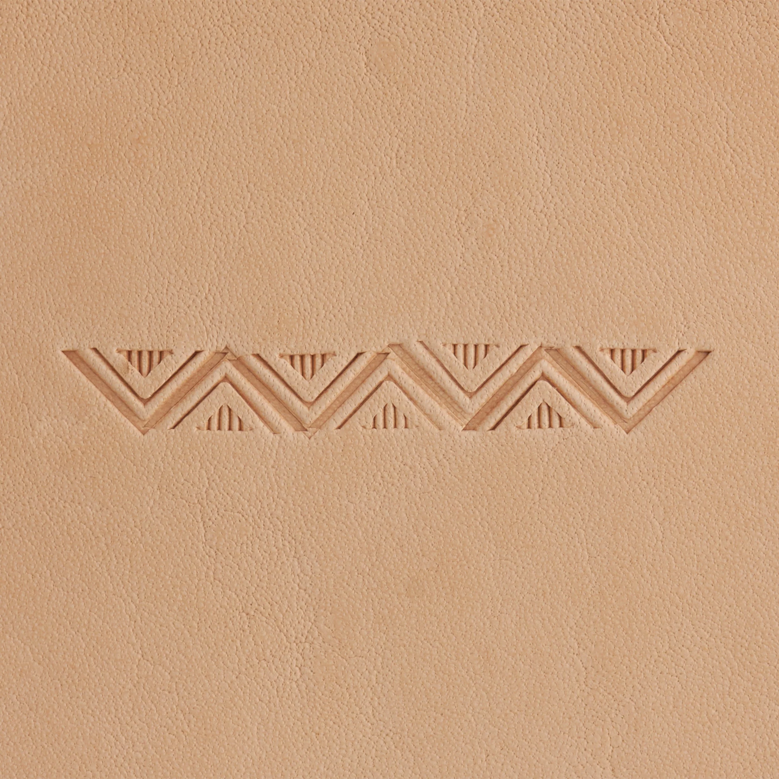Aztec Triangle Border Brass Stamp - Image 2