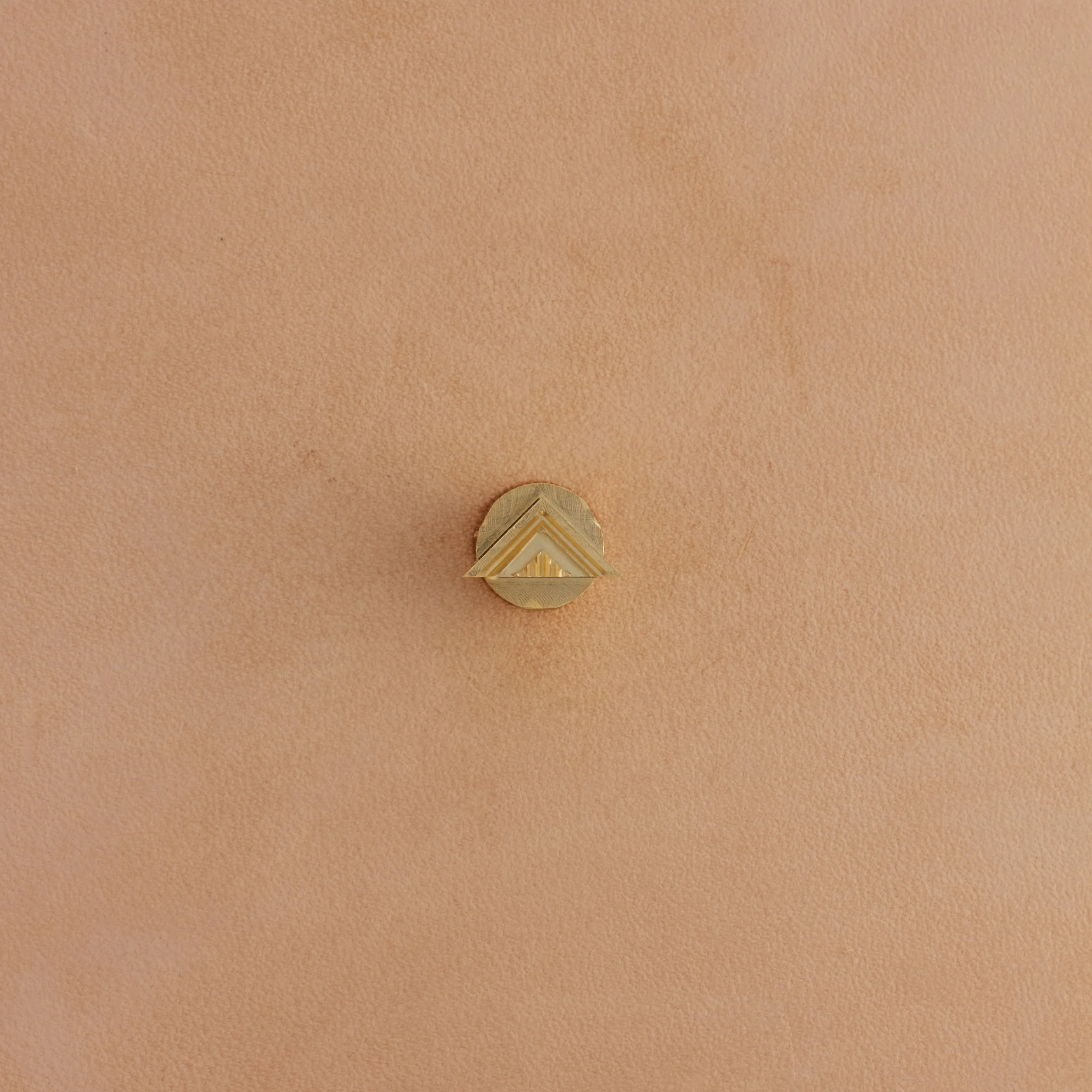 Aztec Triangle Border Brass Stamp - Image 3