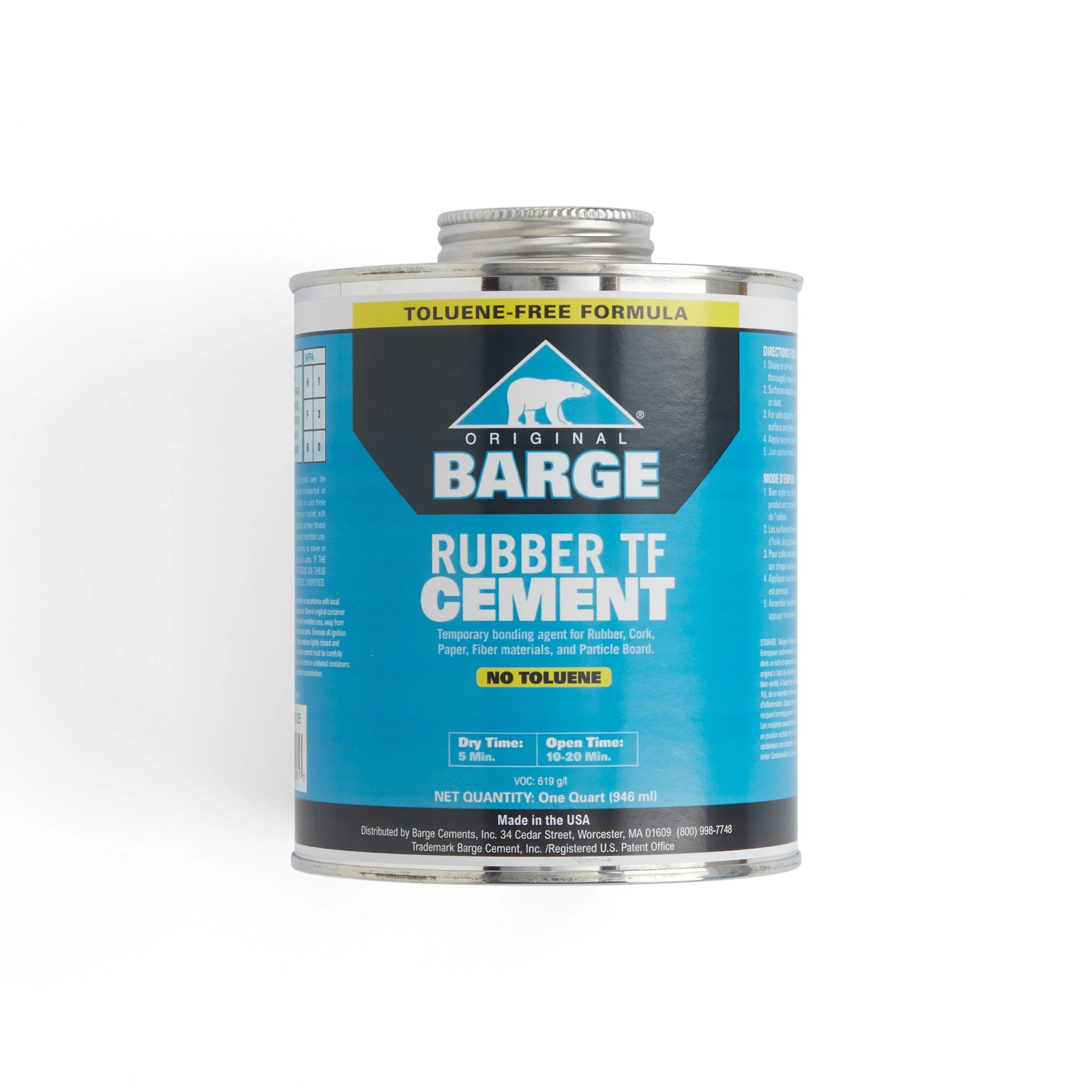 Barge All-Purpose Rubber Cement Quart - Image 2