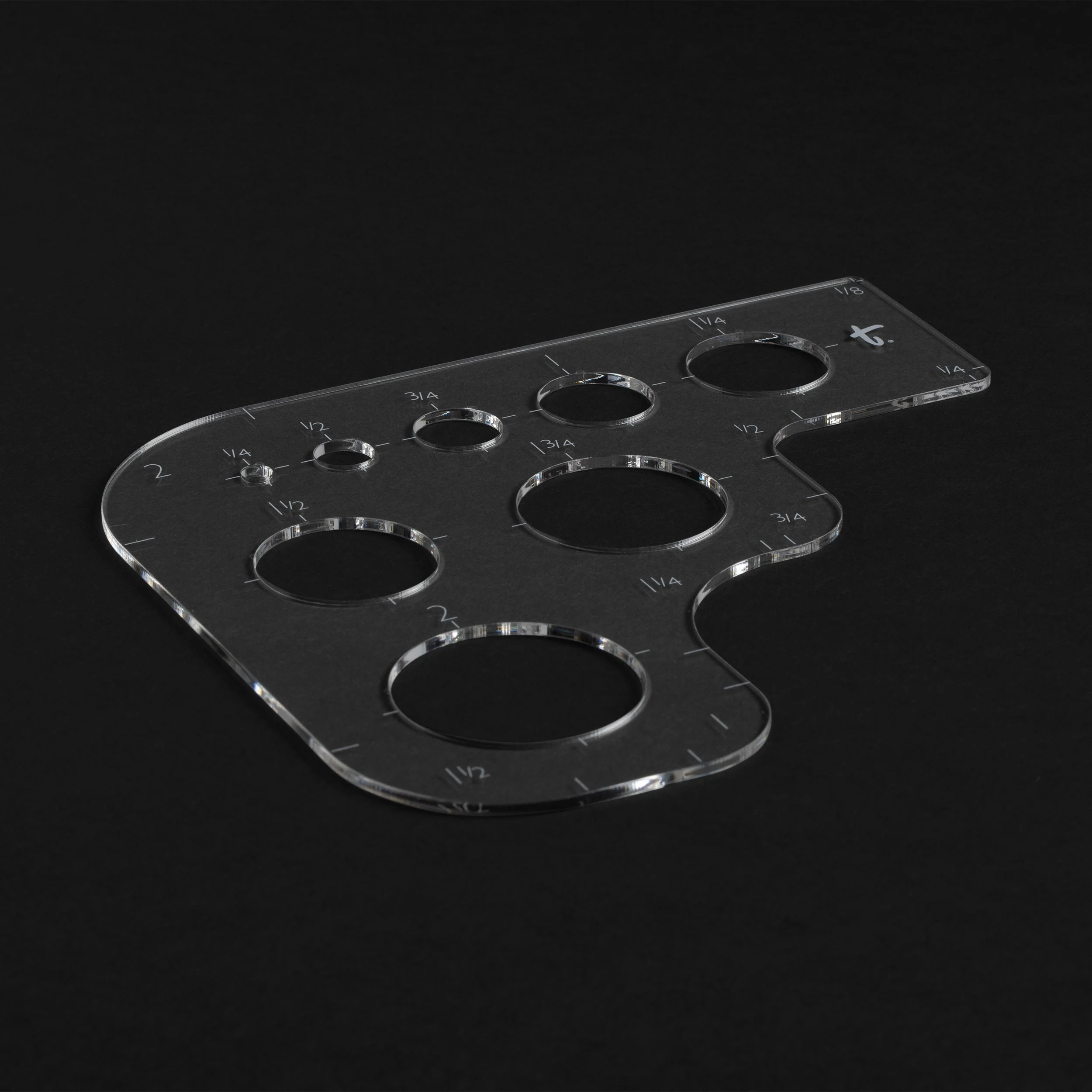 Circle & Radius Acrylic Template - Image 2