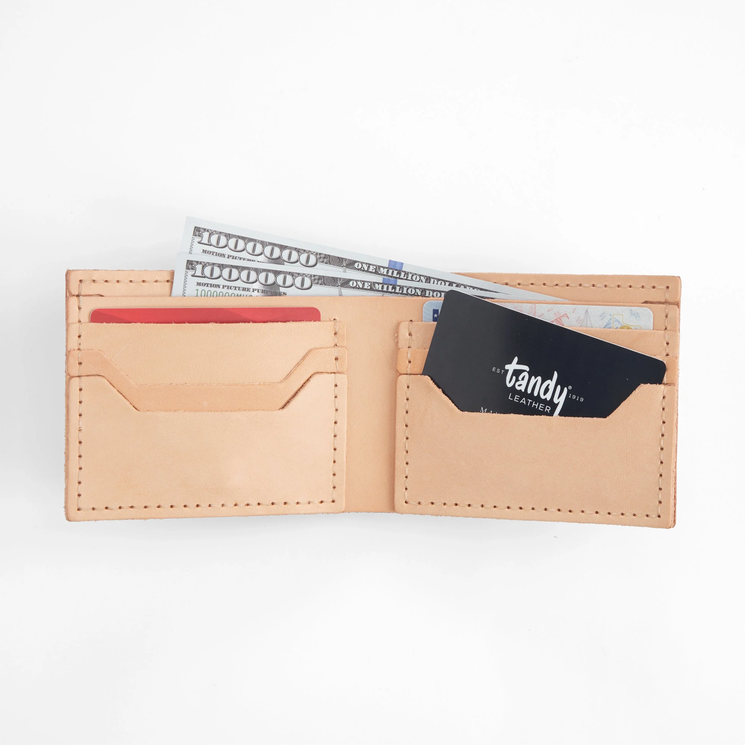 Classic Bifold Wallet Leather Pack of 10 - Image 3