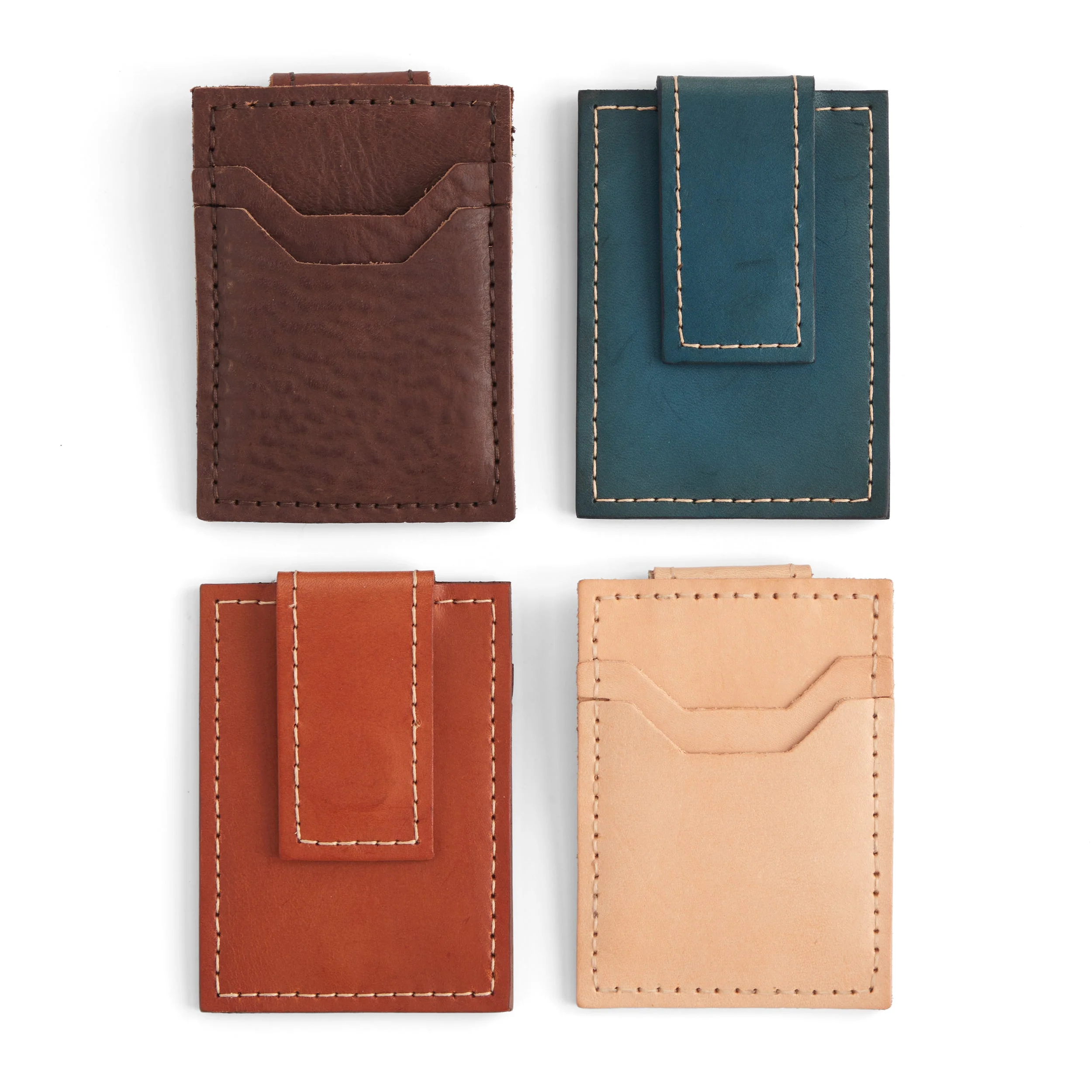 Classic Money Clip Wallet Leather Pack of 10 - Image 3