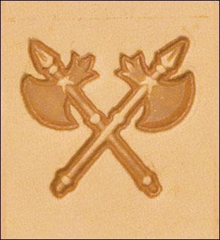Craftool® Stamp Head Crossed Axes - Image 2