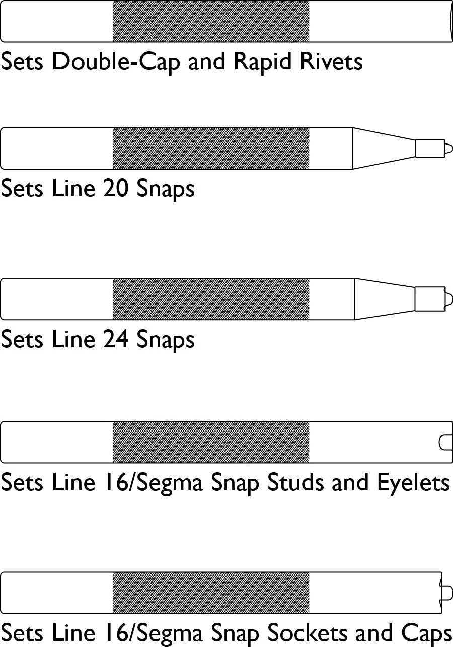 Craftool® Deluxe Snap-All/Rivet Setter Set - Image 4