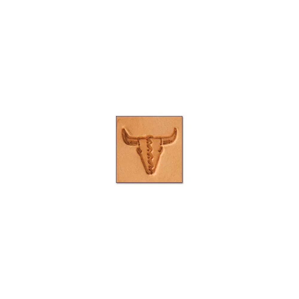 Craftool® Small Stamp Head Cow Skull - Image 2