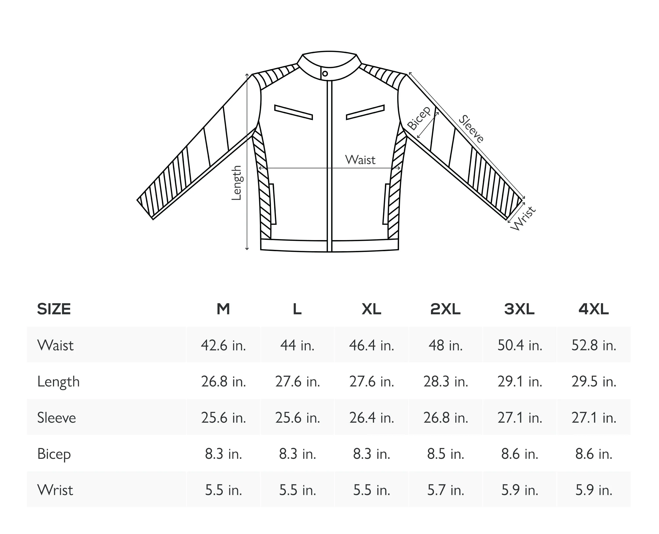 Creative Awl Men's Biker Jacket Paper Pattern - Image 7