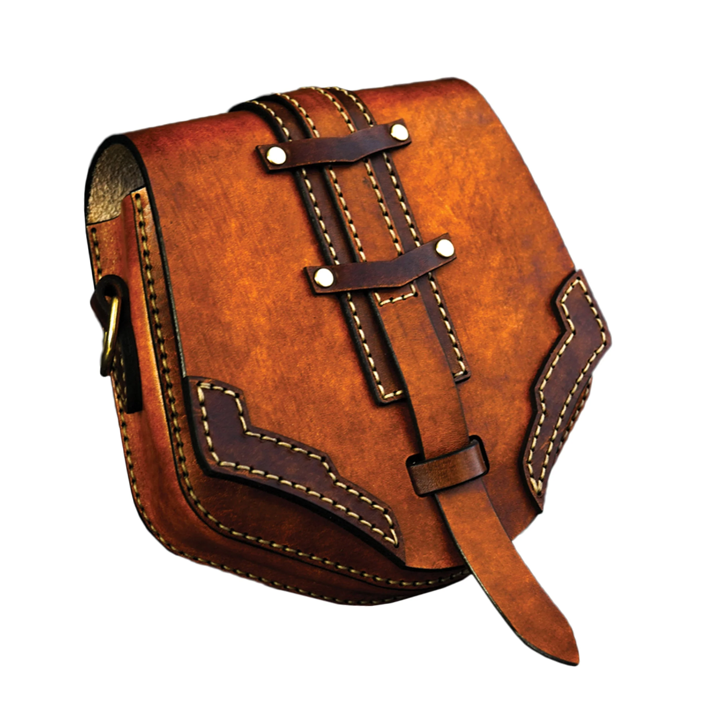 Creative Awl Old-School Pouch Belt Paper Pattern - Image 2