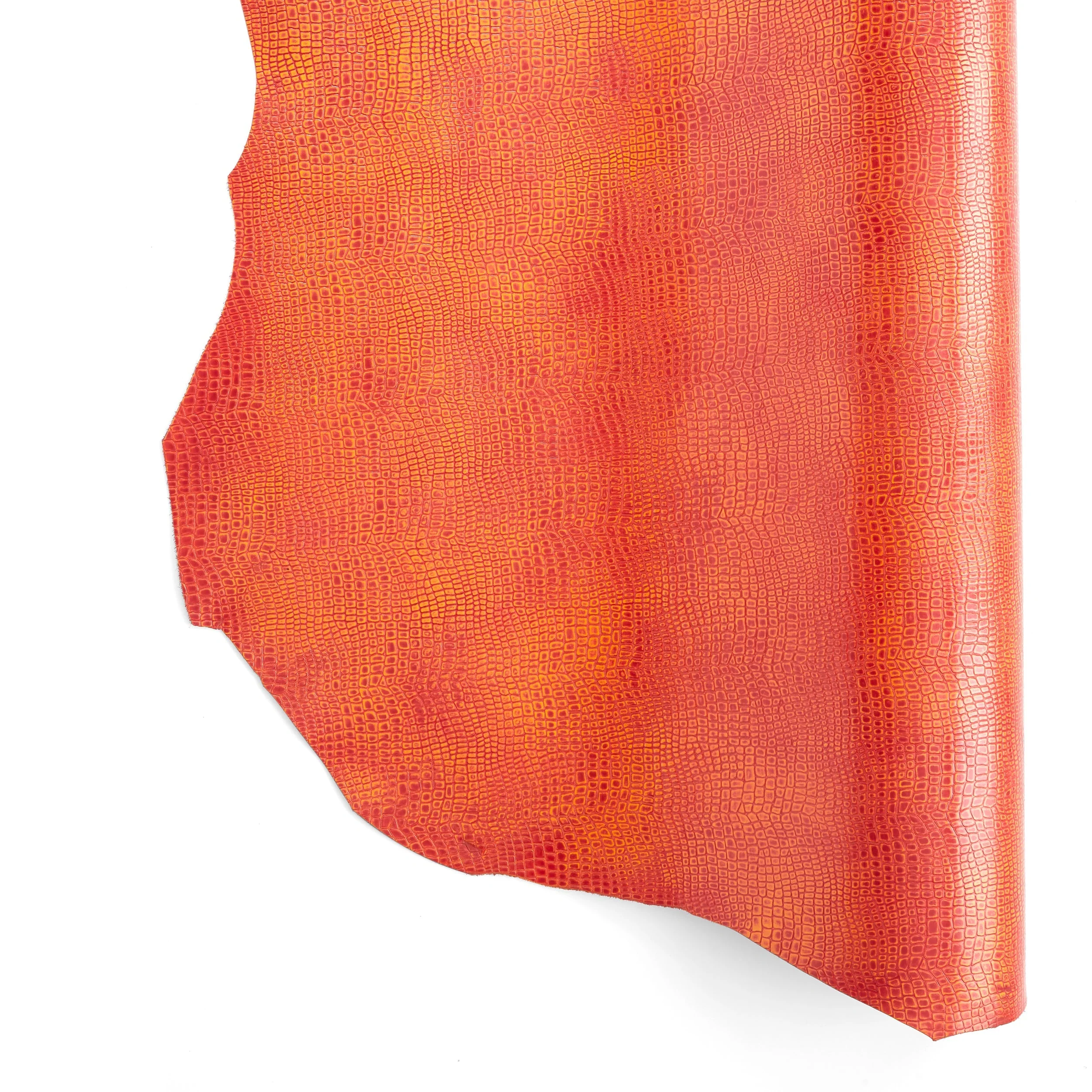 Croc Embossed Veg-Tan Single Shoulder - Image 4