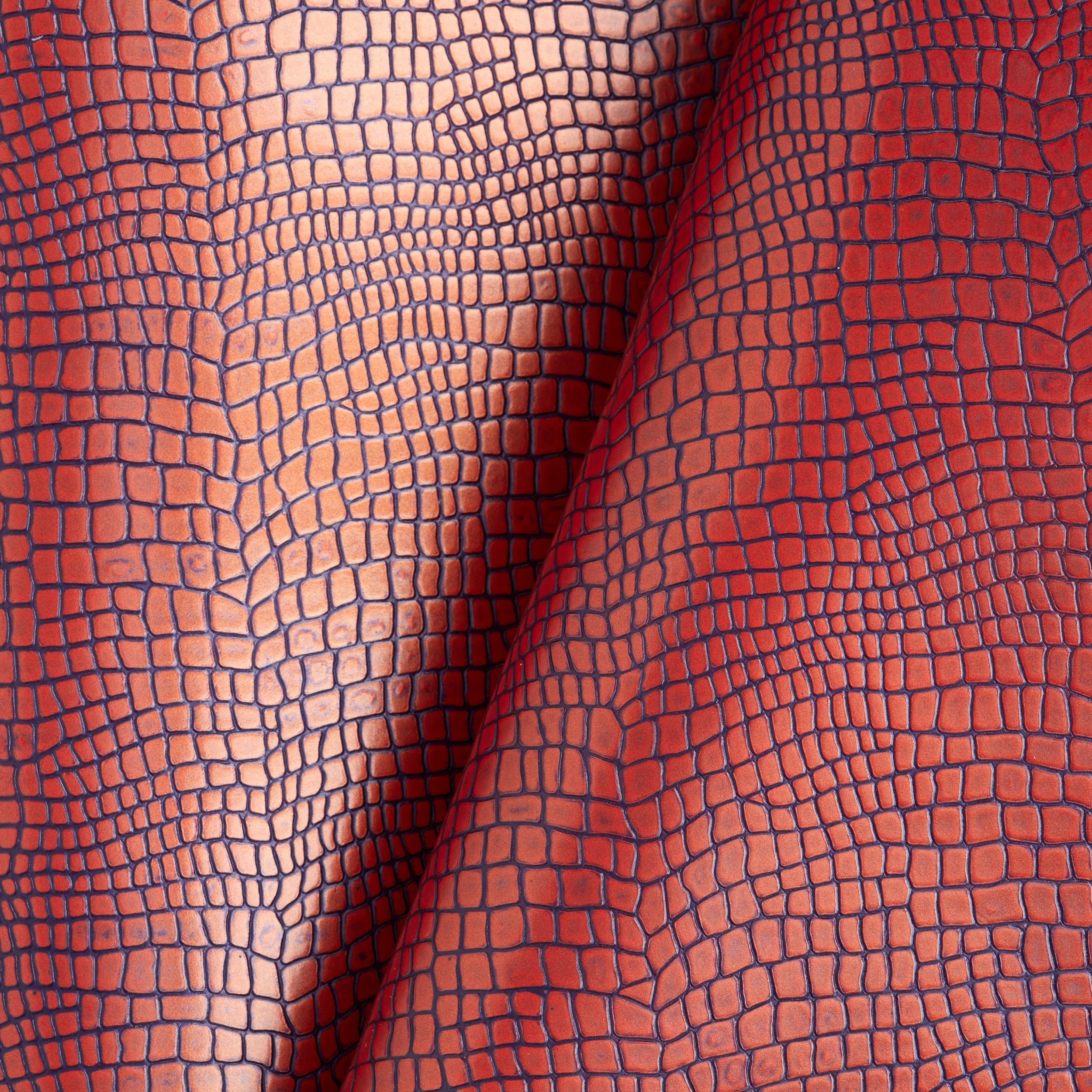 Croc Embossed Veg-Tan Single Shoulder - Image 8