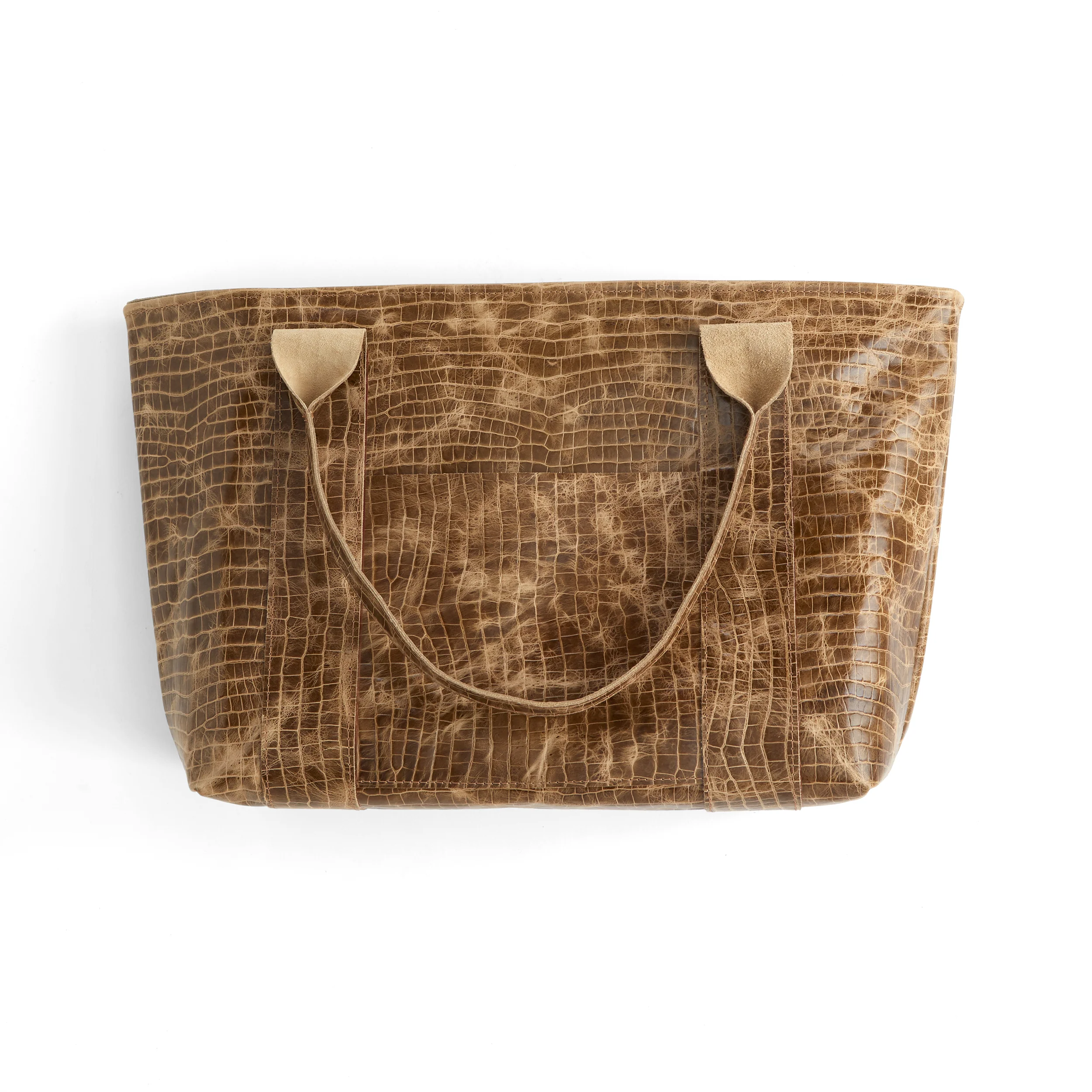 Croco Embossed Side Taupe - Image 10