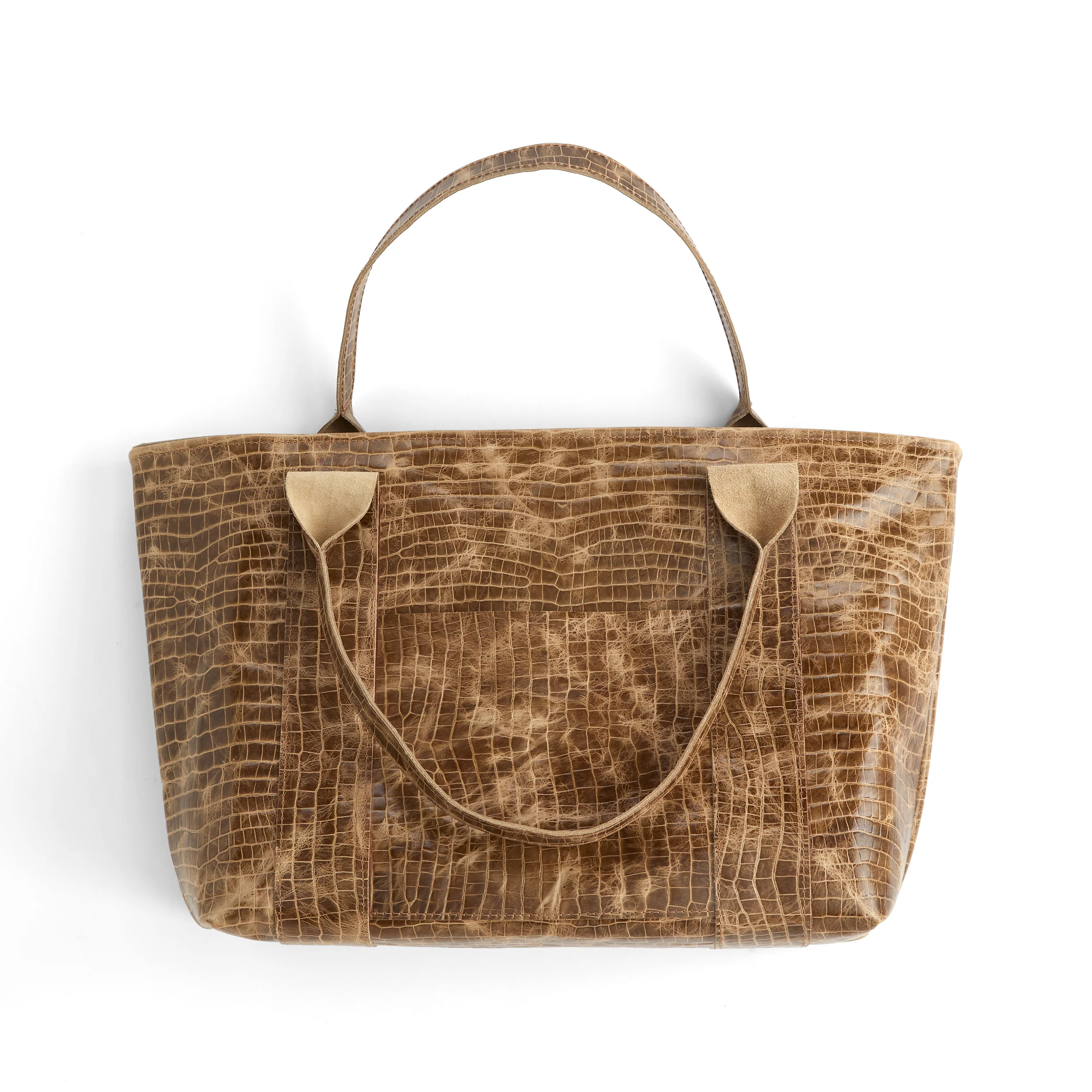Croco Embossed Side Taupe - Image 9