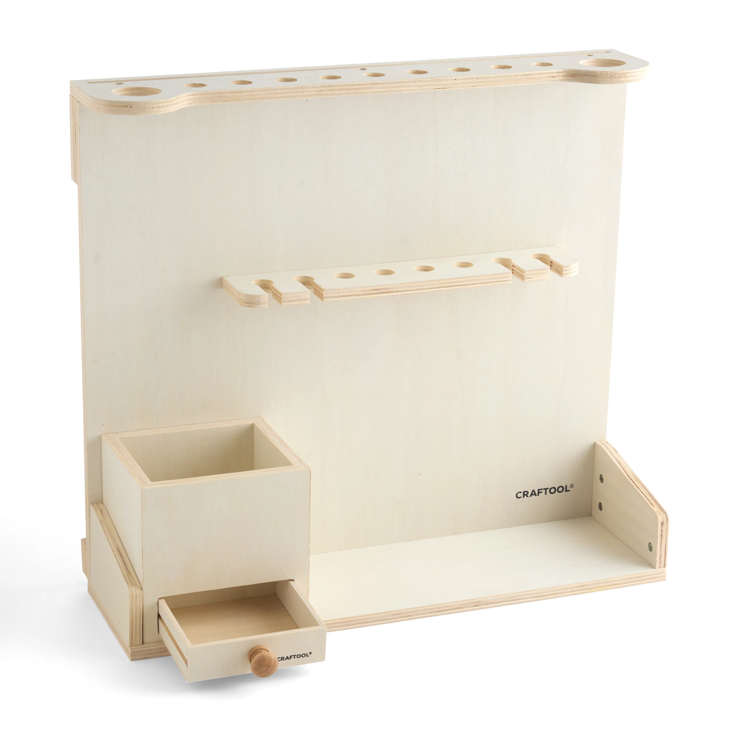 Craftool® Deluxe Wood Hand Tool Rack - Image 2