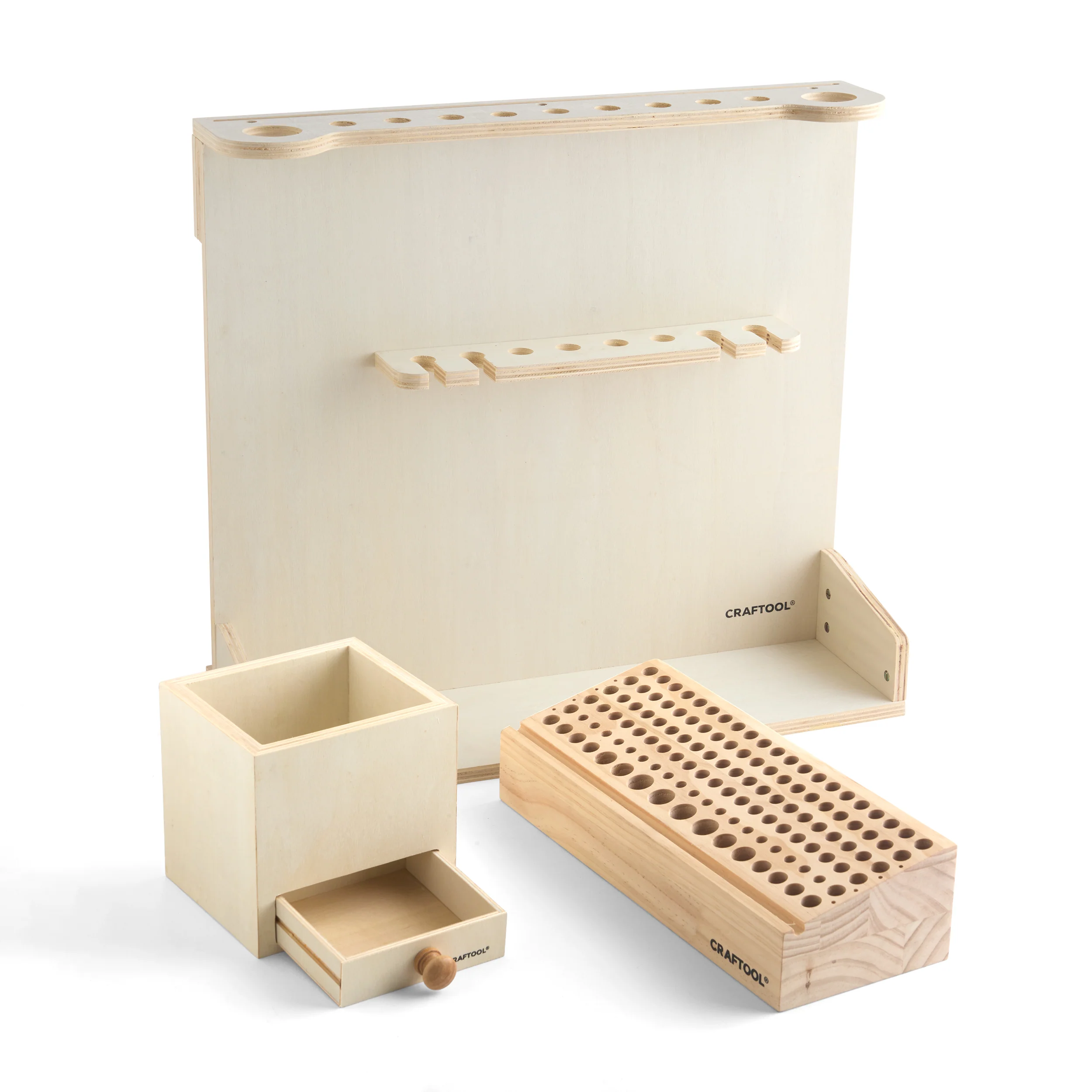 Craftool® Deluxe Wood Hand Tool Rack - Image 4