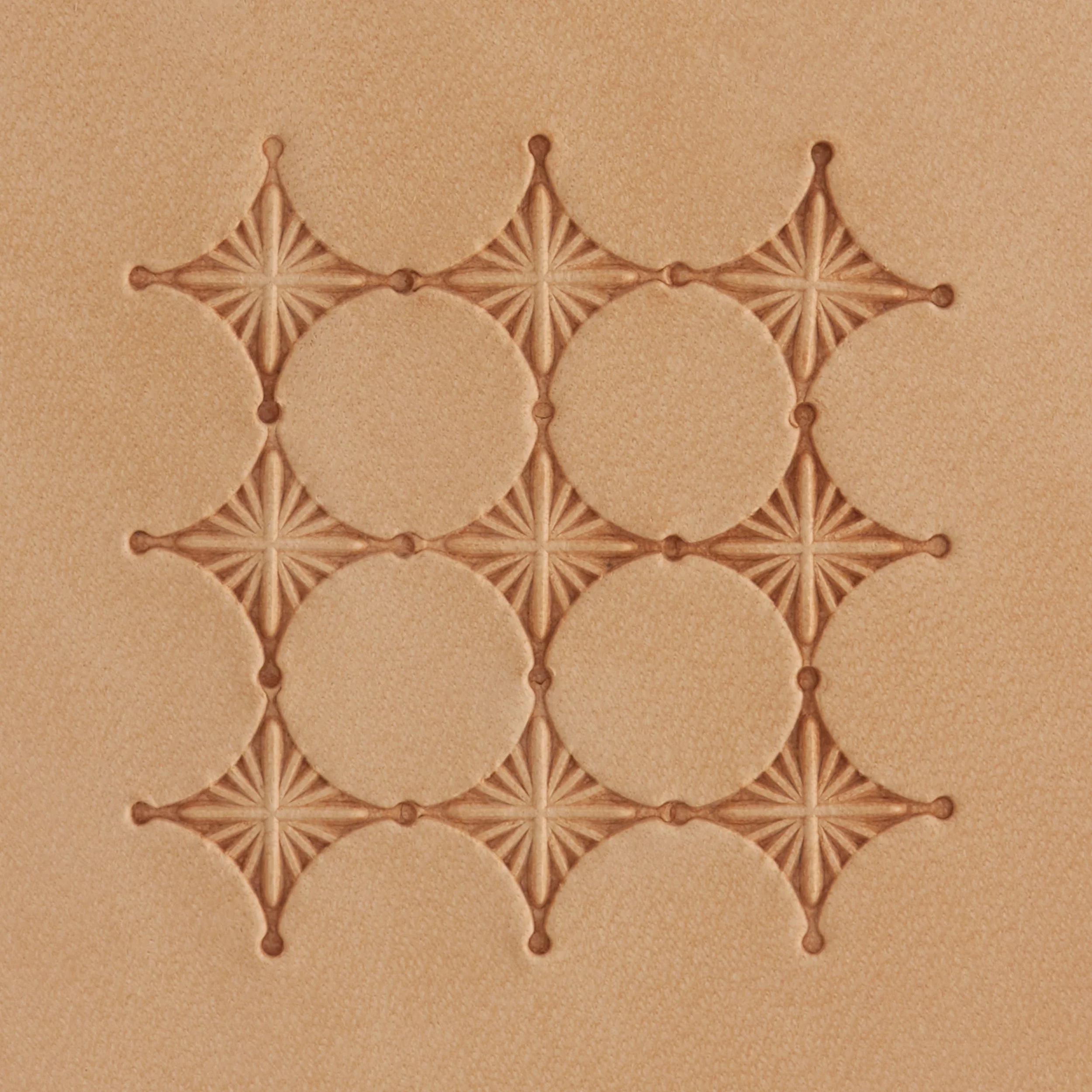 Detailed Box Diamond Brass Stamp - Image 2