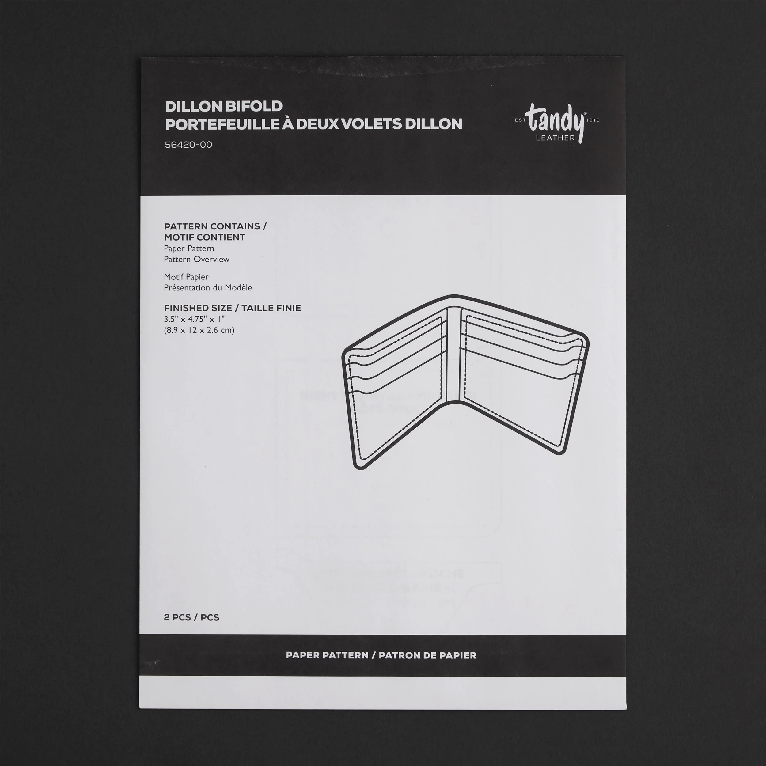 Dillon Bifold Paper Pattern - Image 5