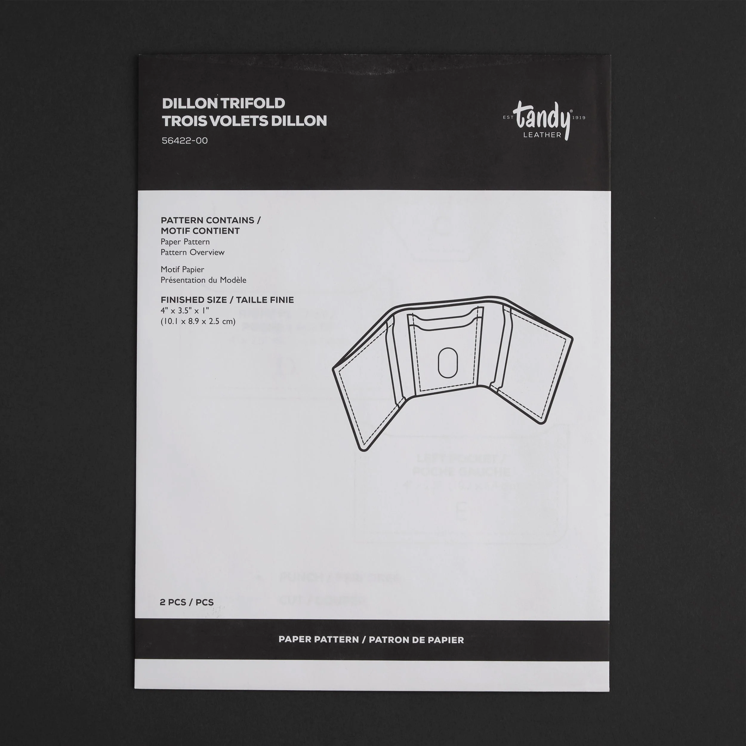 Dillon Trifold Paper Pattern - Image 6