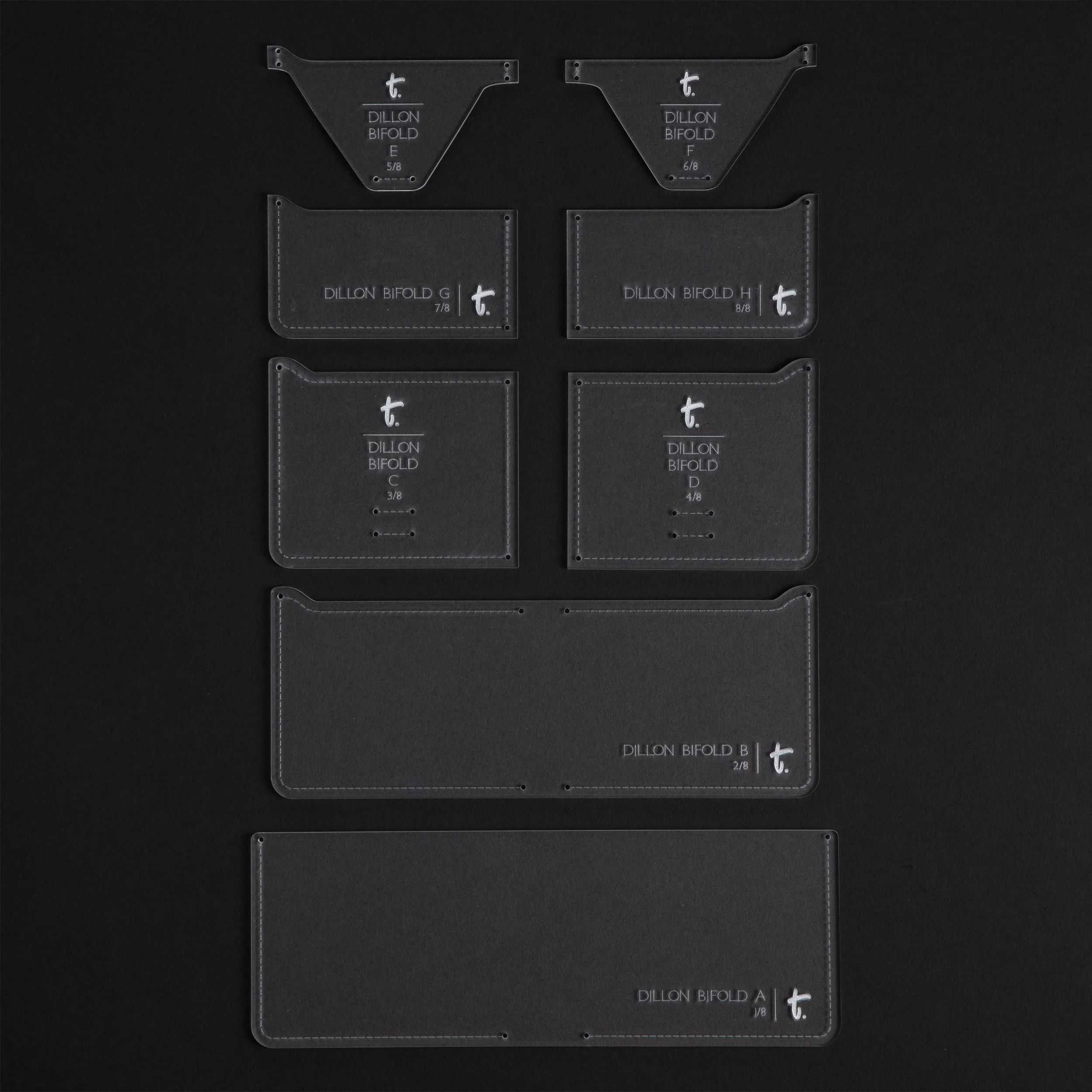 Dillon Trifold Wallet Acrylic Template - Image 6