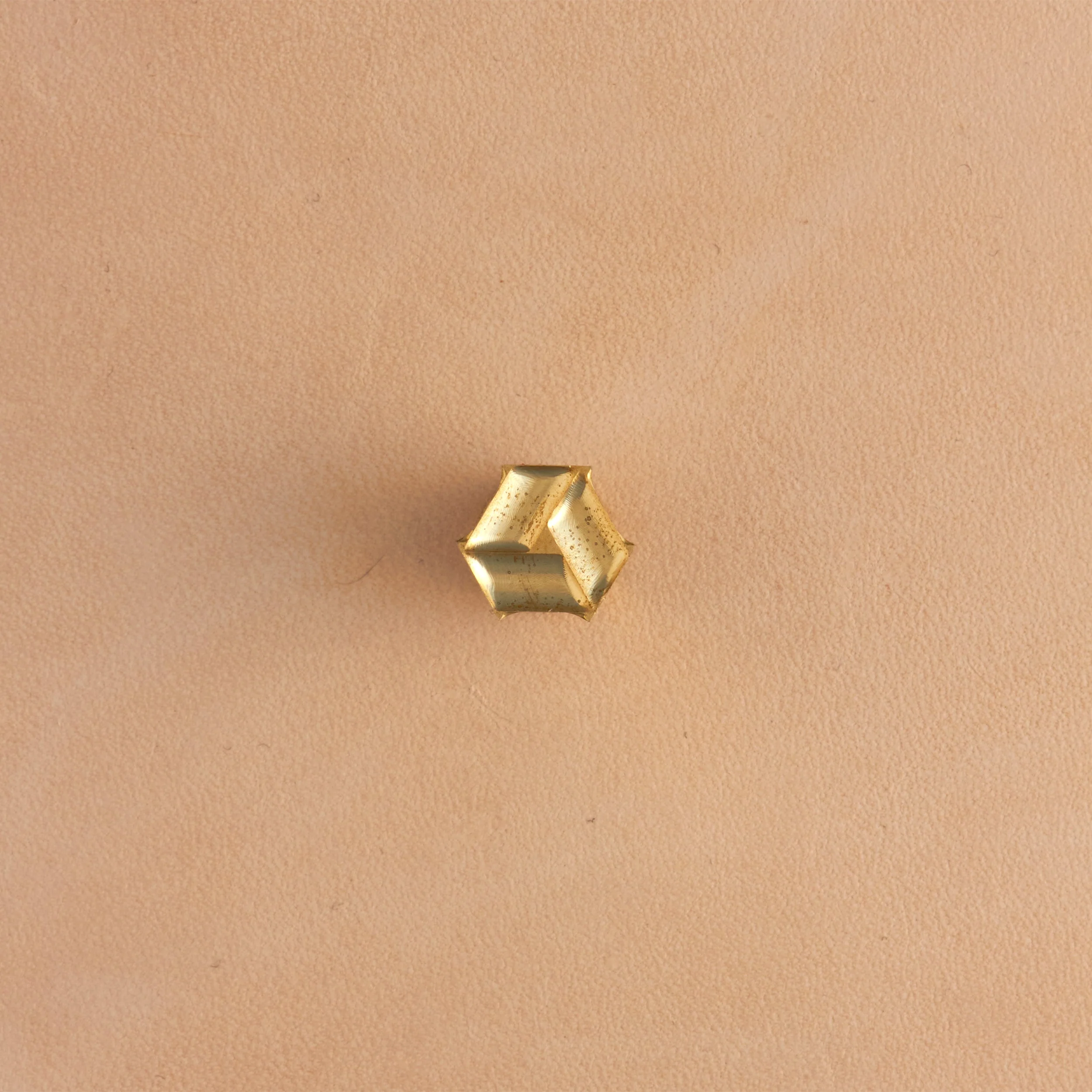 Tri Basket Weave Brass Stamp - Image 3