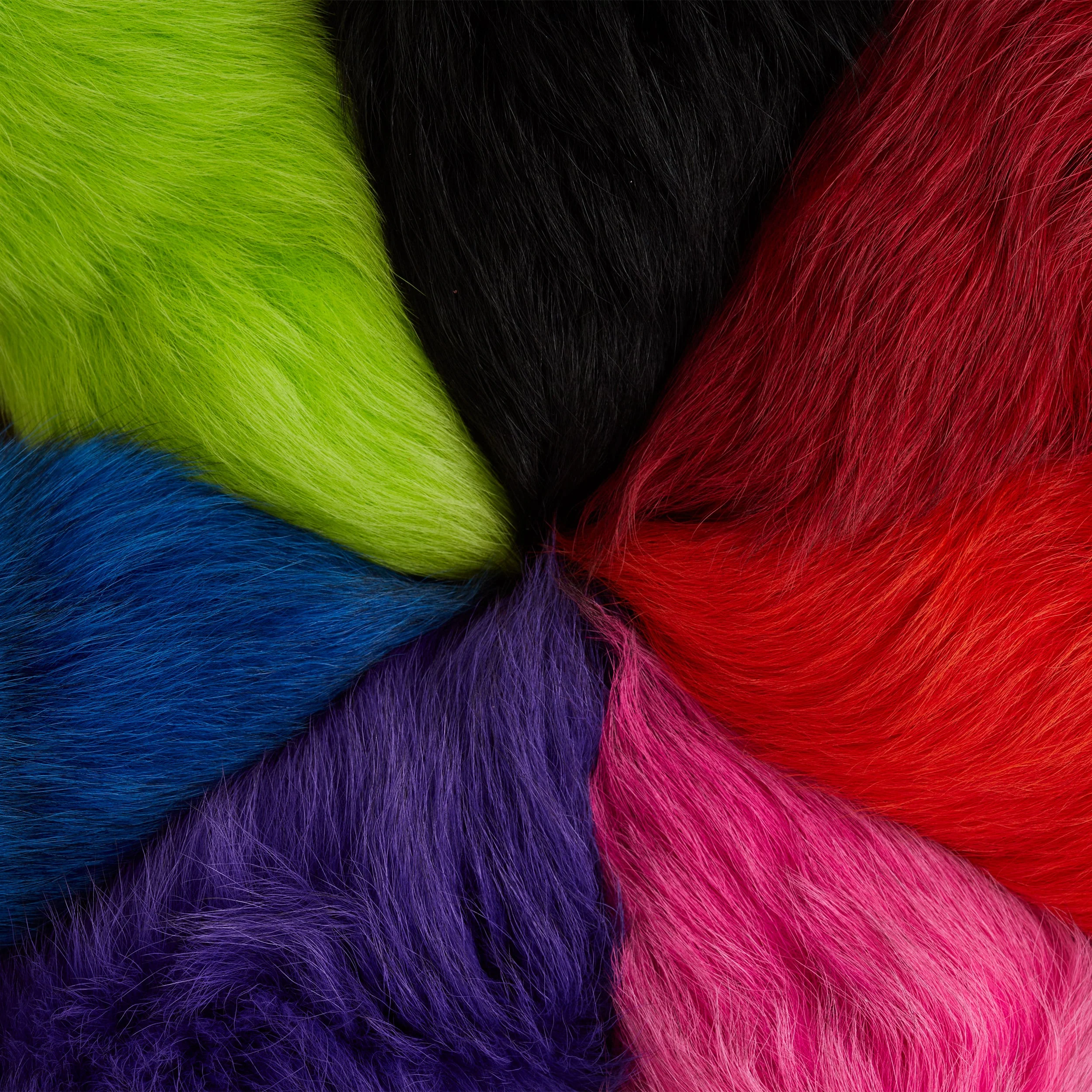 Dyed Fox Tail - Image 2