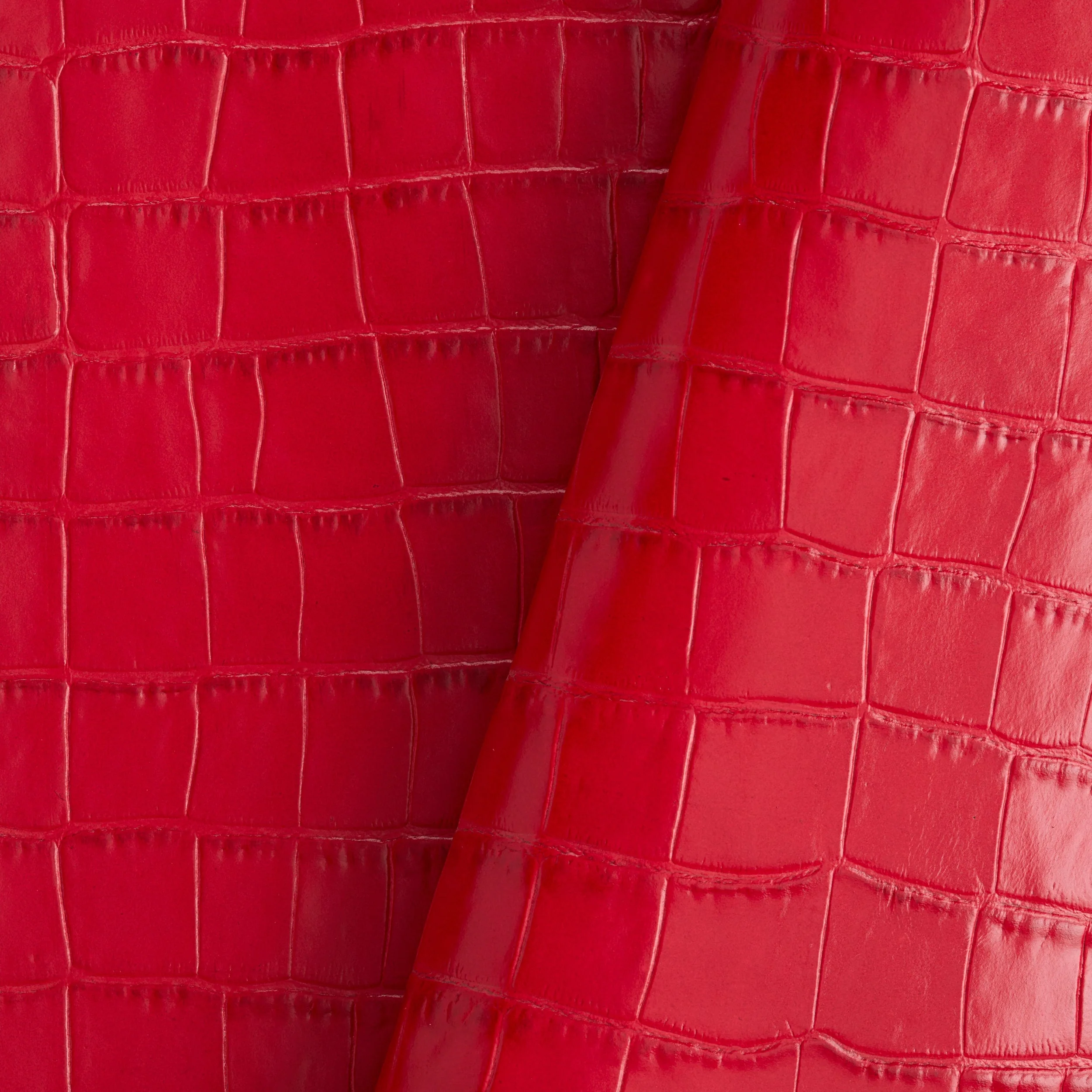 Embossed Gator Print Side Red - Image 2
