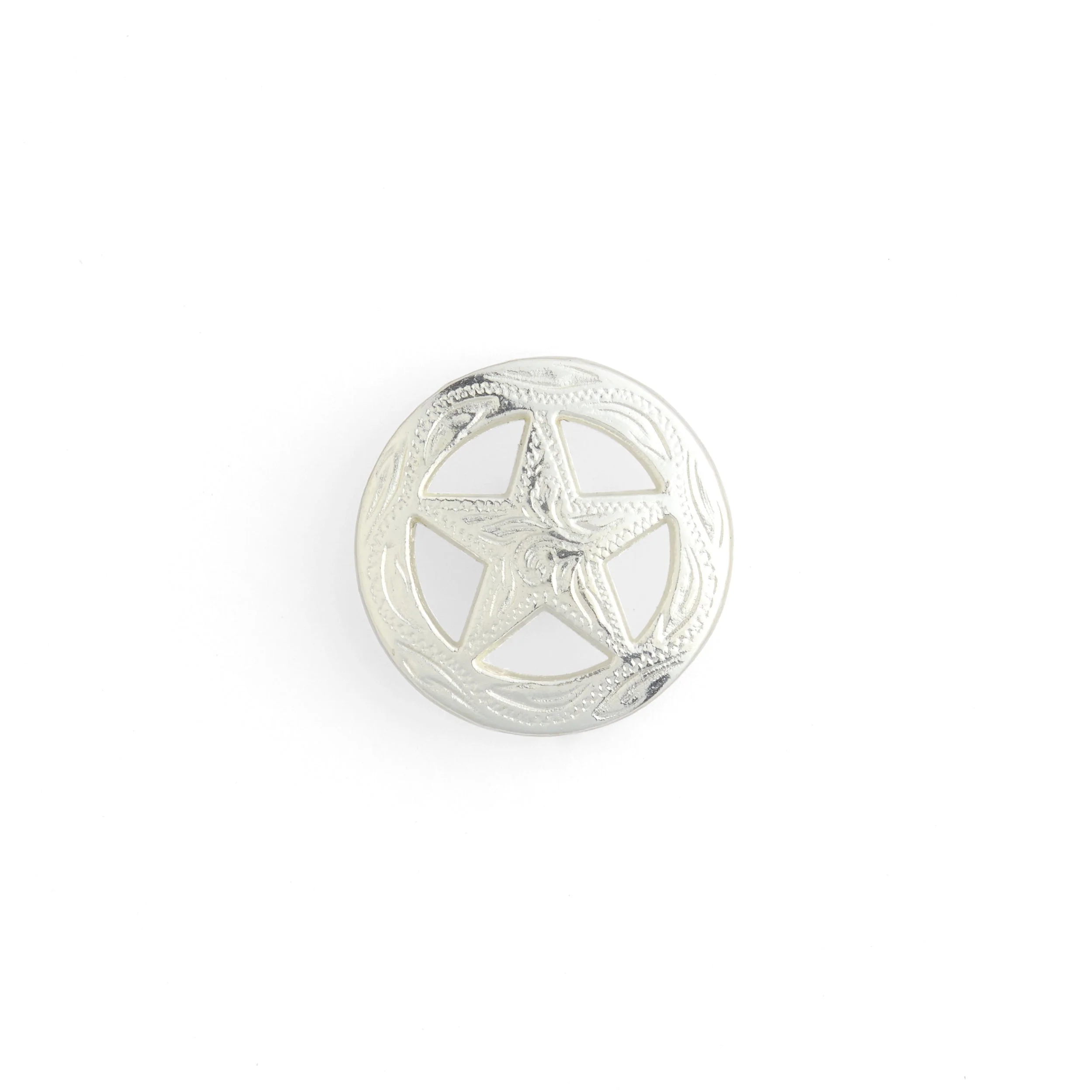 Engraved Ranger Star Concho - Image 3