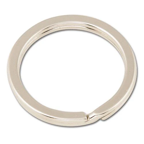 Flat Key Ring Nickel Free Plate 10 Pack - Image 3