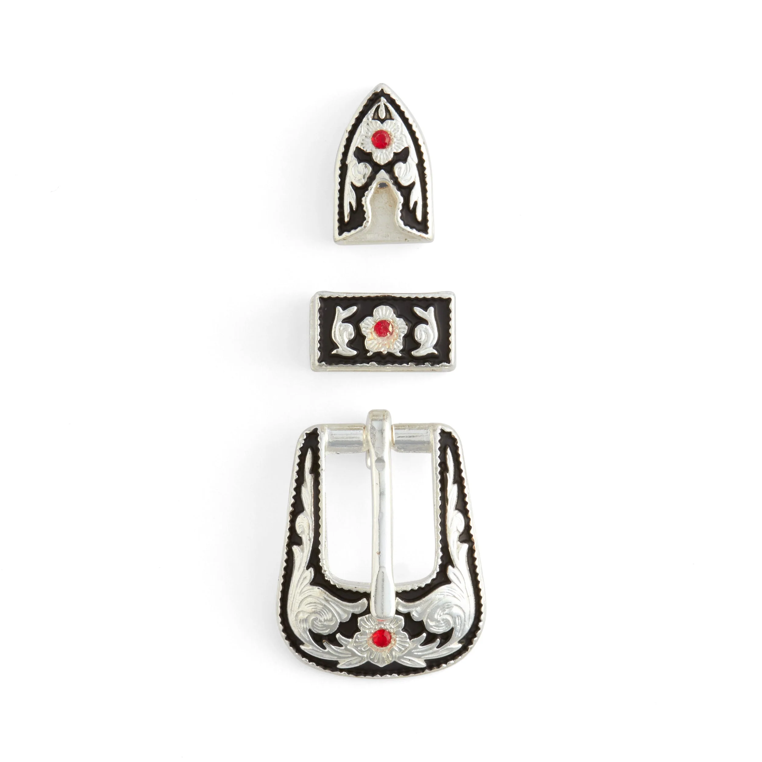 Floral Hatband Buckle Set - Image 3