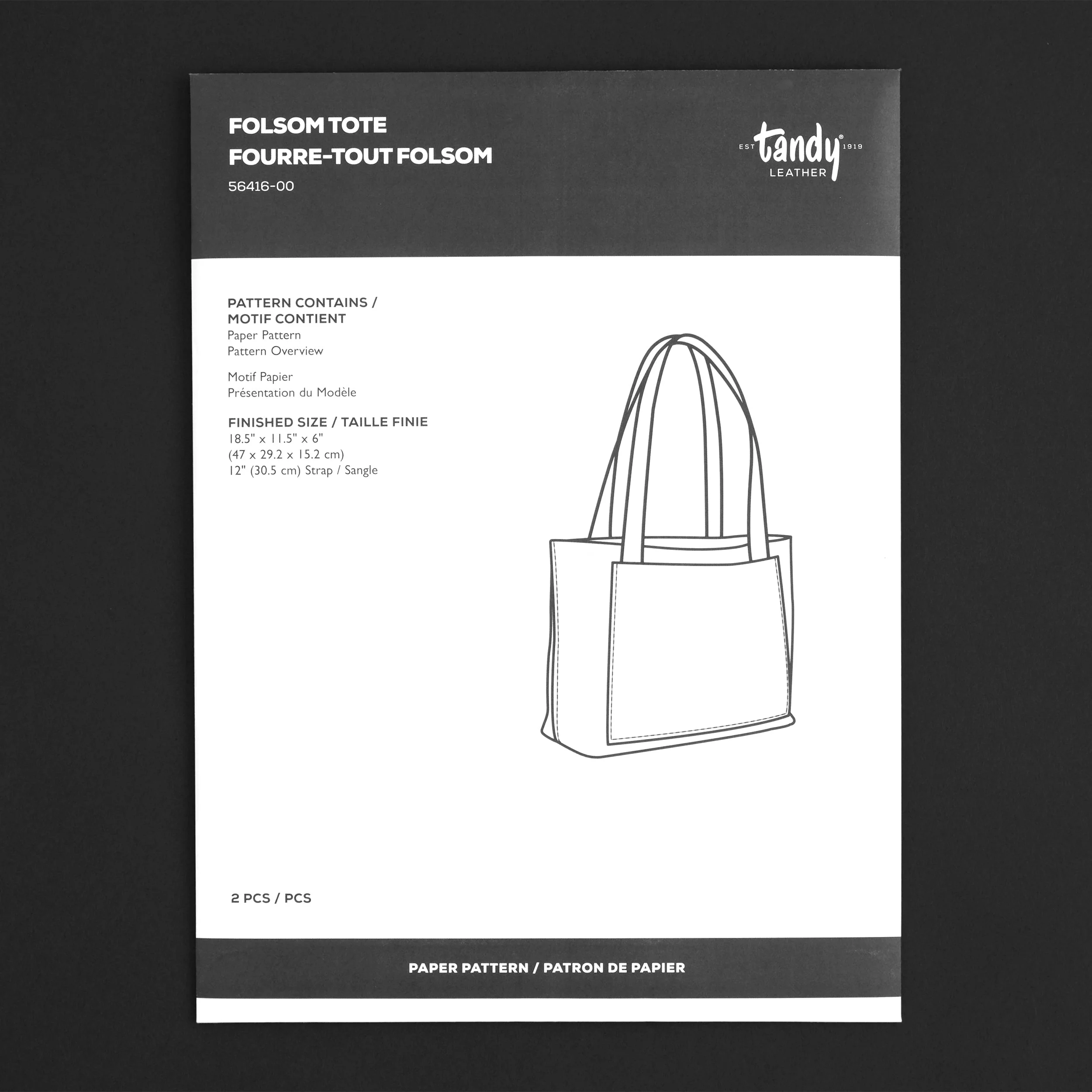 Folsom Tote Paper Pattern - Image 3