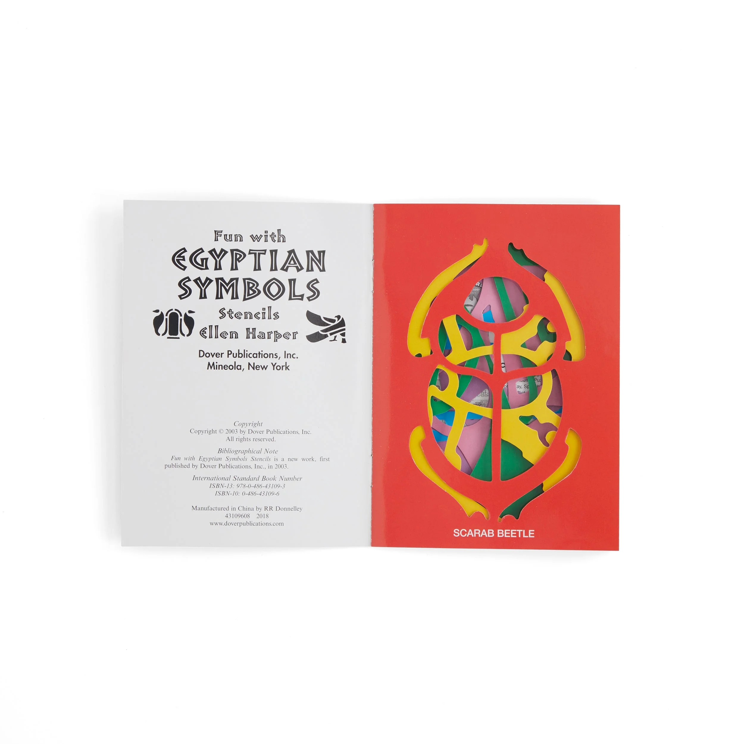 Fun with Egyptian Symbols Stencils Book - Image 2