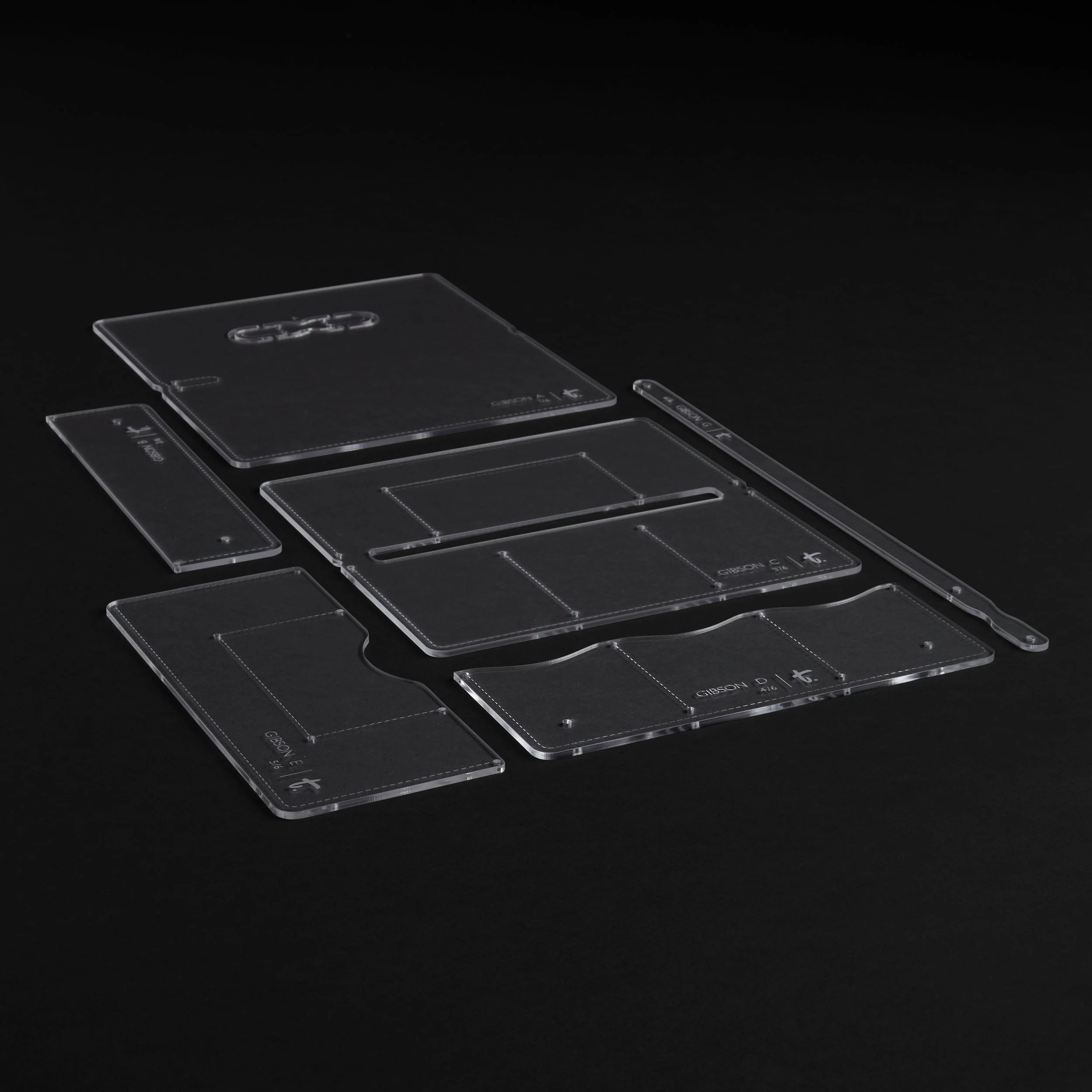 Gibson Large Wallet Acrylic Template - Image 3