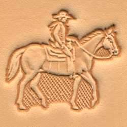 Craftool® Stamp Head Horse & Rider - Image 2