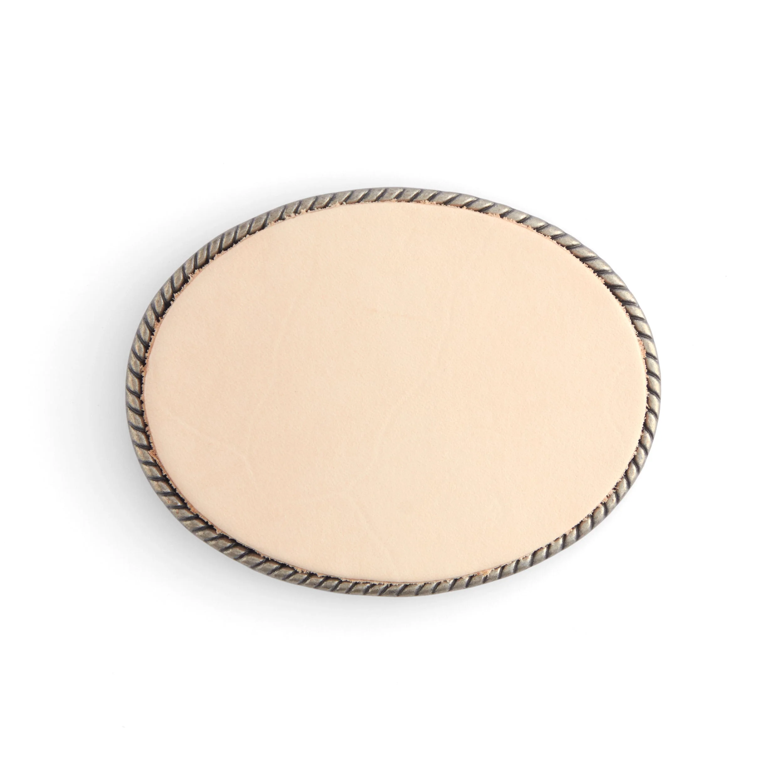 Leather Buckle Insert Oval - Image 2