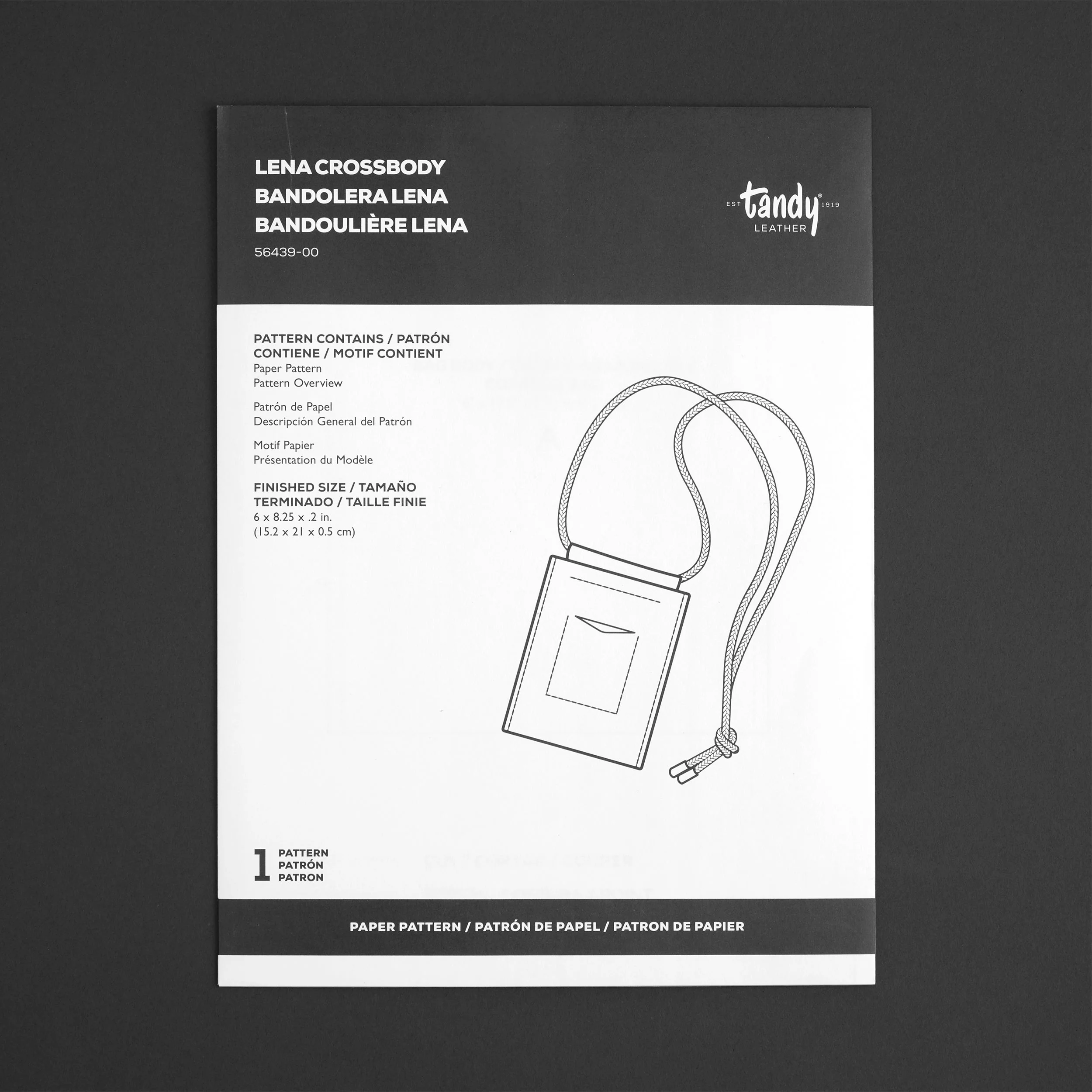 Lena Small Crossbody Paper Pattern - Image 4