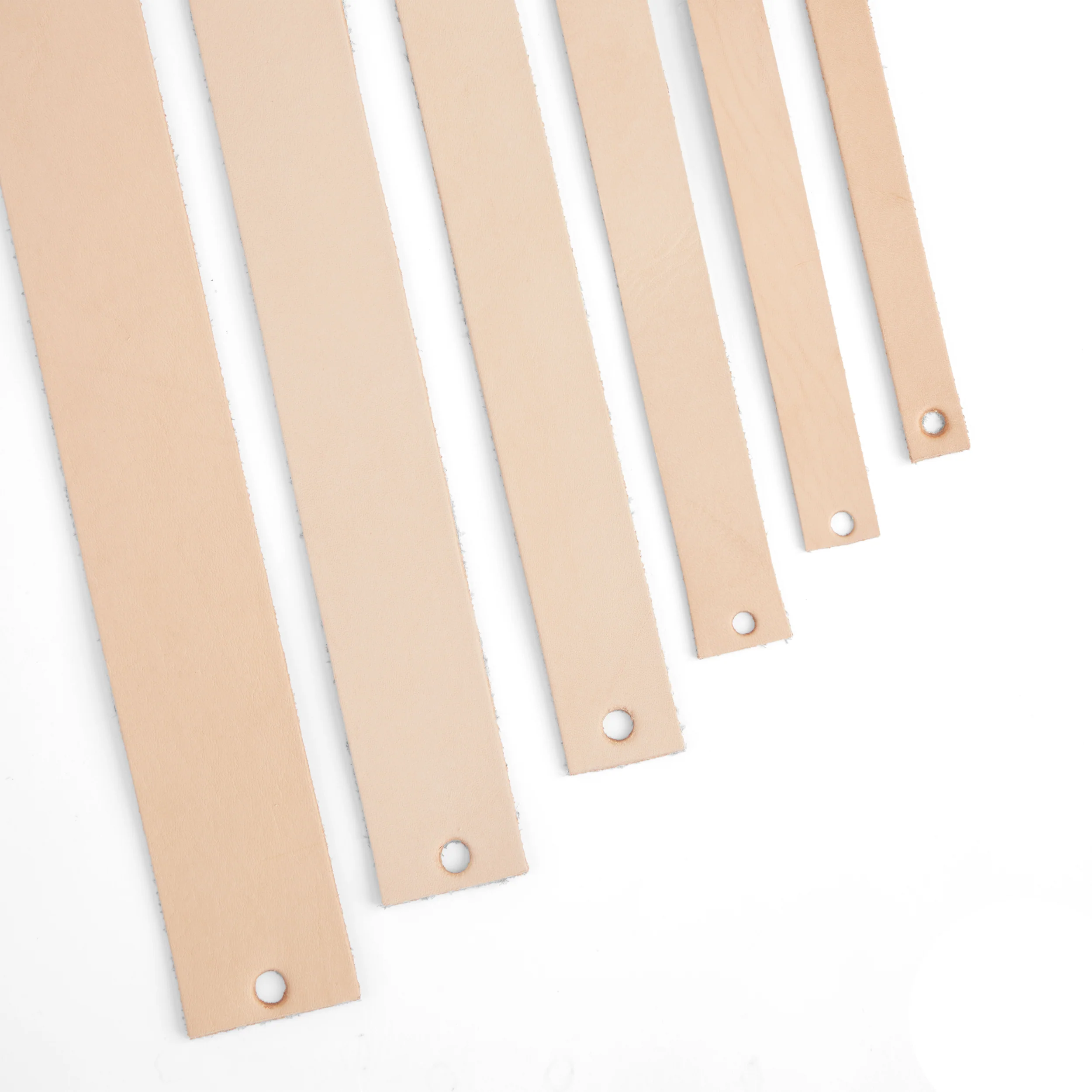 Lightweight Veg-Tan Cowhide Strip Natural - Image 3