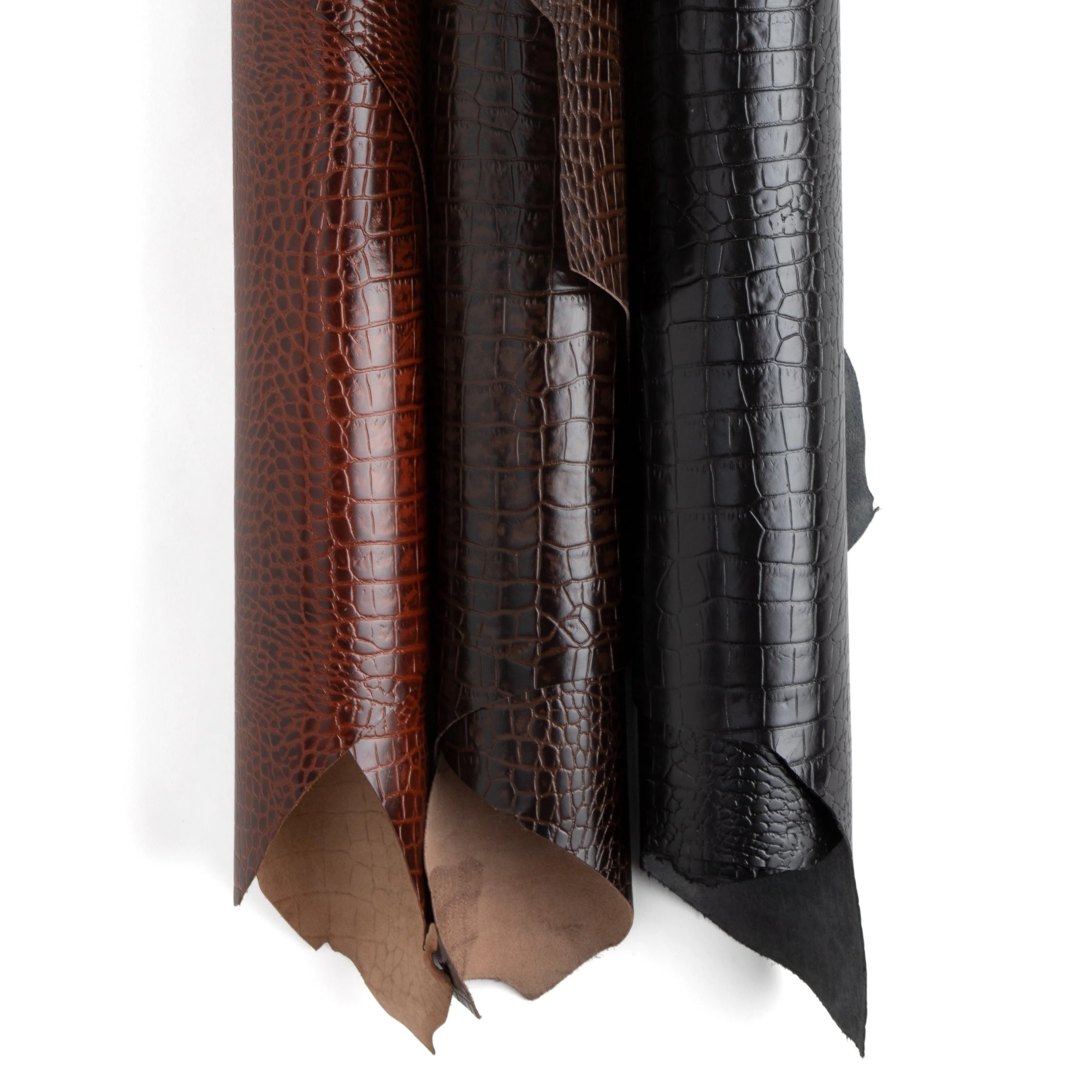 Mauri Croc Embossed Designer Double Shoulder - Image 17