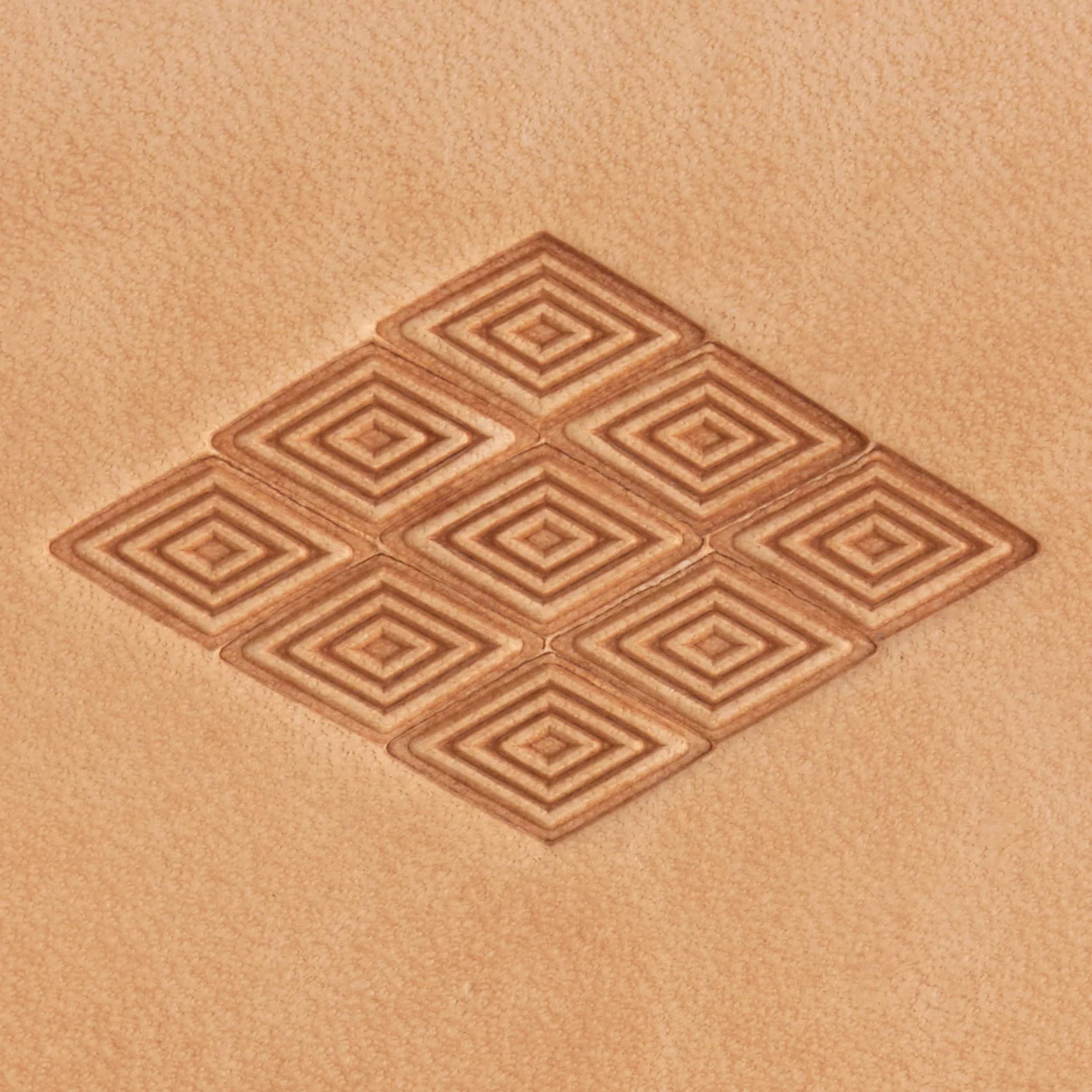 Nested Diamond Brass Stamp - Image 2