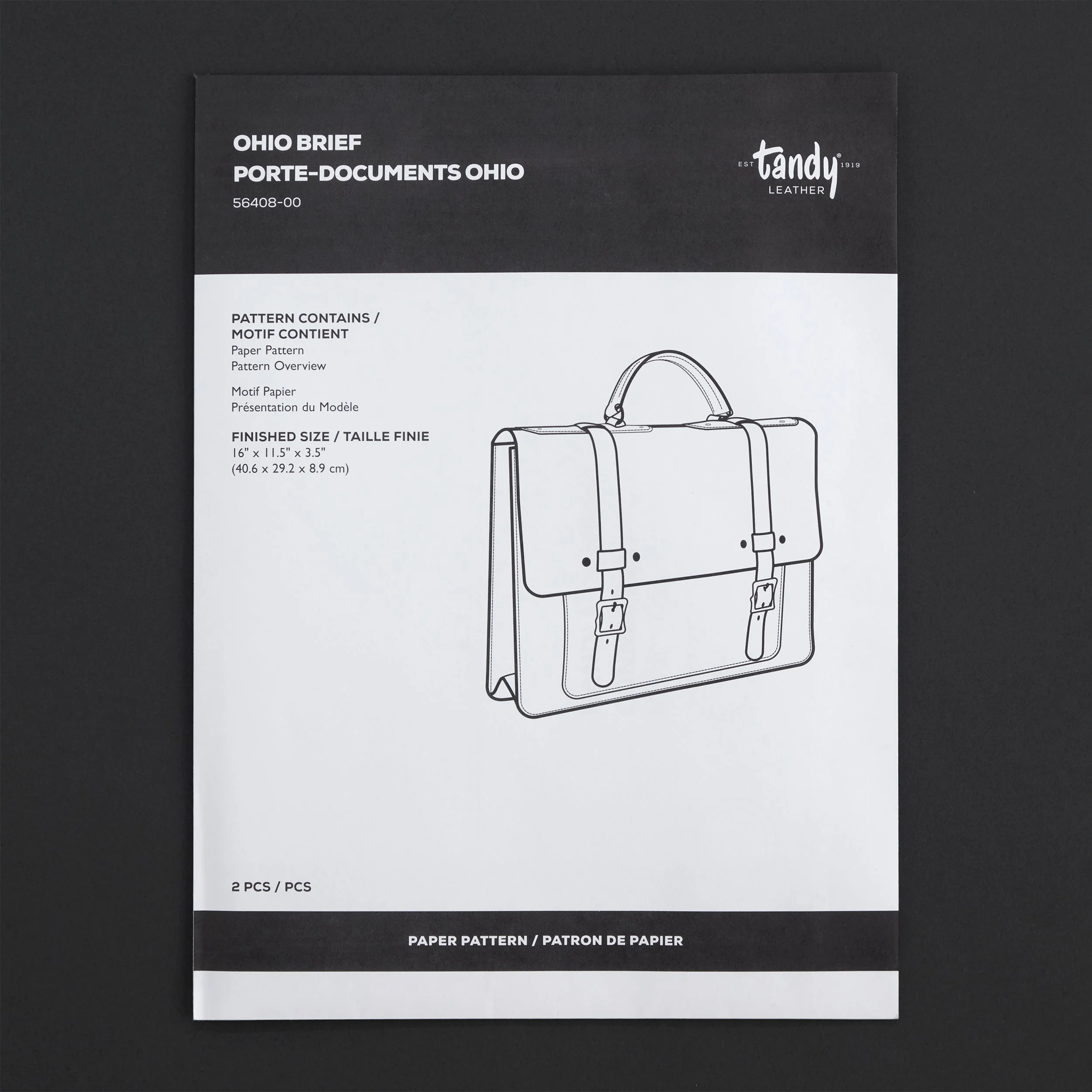 Ohio Briefcase Paper Pattern - Image 6